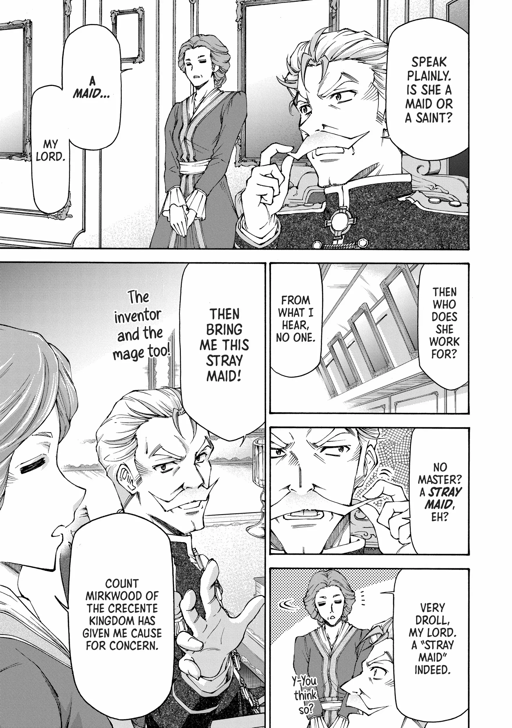 Maid Nara Touzen Desu. ~Nureginu Wo Kiserareta Bannou Maid-San Wa Tabi Ni Deru Koto Ni Shimashita.~ Chapter 9 page 23