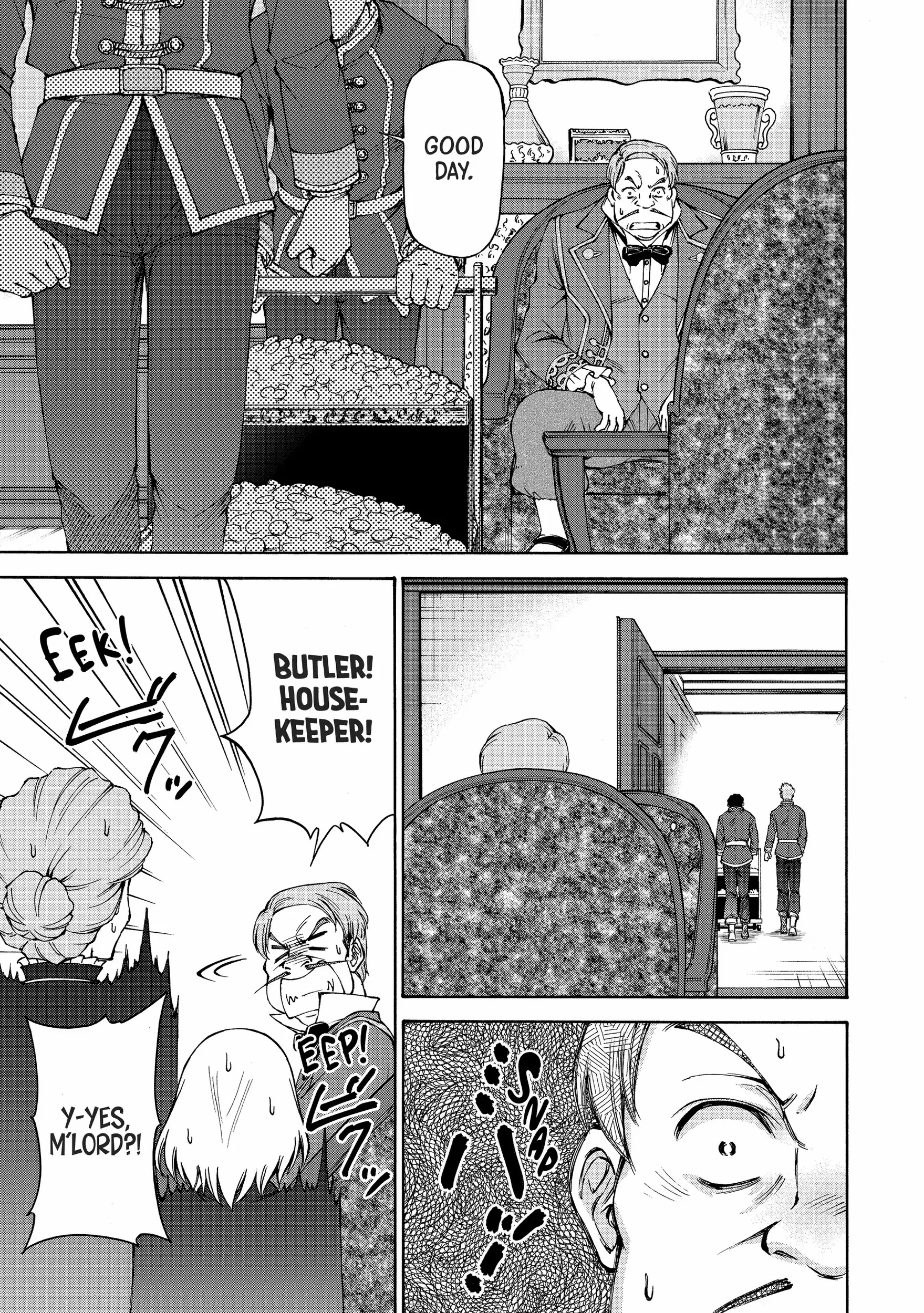Maid Nara Touzen Desu. ~Nureginu Wo Kiserareta Bannou Maid-San Wa Tabi Ni Deru Koto Ni Shimashita.~ Chapter 9 page 31