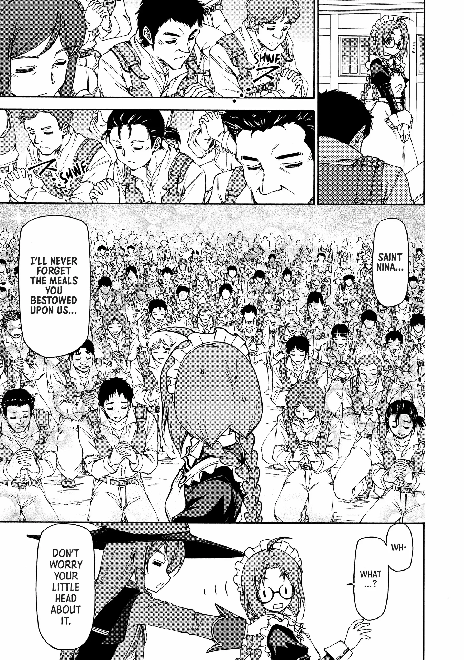 Maid Nara Touzen Desu. ~Nureginu Wo Kiserareta Bannou Maid-San Wa Tabi Ni Deru Koto Ni Shimashita.~ Chapter 10 page 12