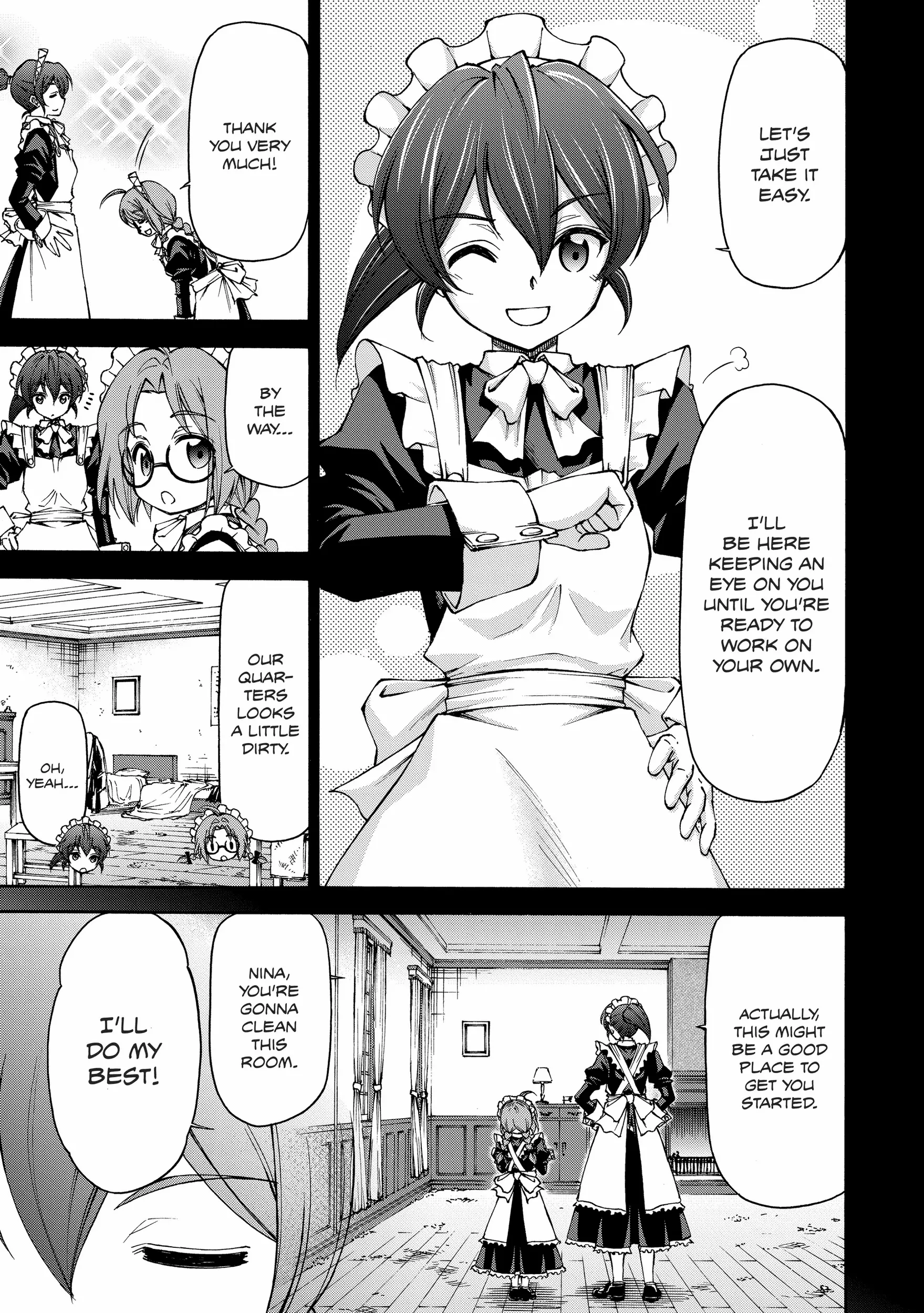 Maid Nara Touzen Desu. ~Nureginu Wo Kiserareta Bannou Maid-San Wa Tabi Ni Deru Koto Ni Shimashita.~ Chapter 11 page 4