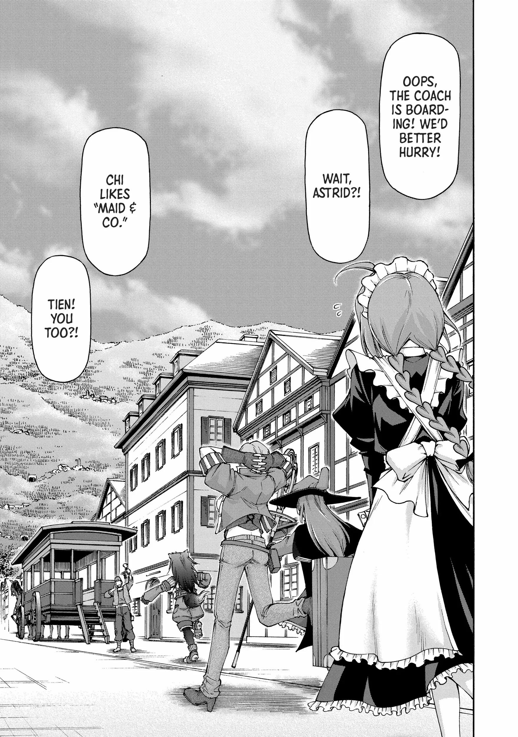 Maid Nara Touzen Desu. ~Nureginu Wo Kiserareta Bannou Maid-San Wa Tabi Ni Deru Koto Ni Shimashita.~ Chapter 10 page 33