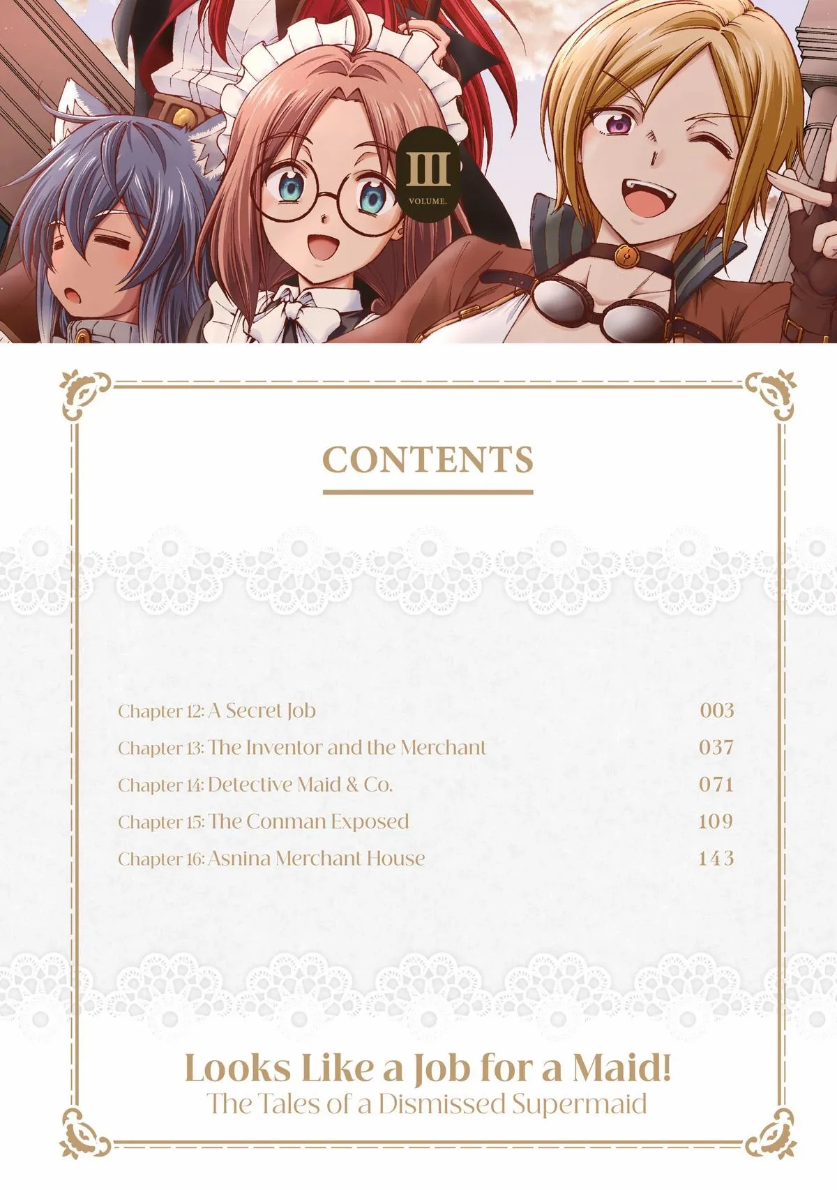 Maid Nara Touzen Desu. ~Nureginu Wo Kiserareta Bannou Maid-San Wa Tabi Ni Deru Koto Ni Shimashita.~ Chapter 12 page 3