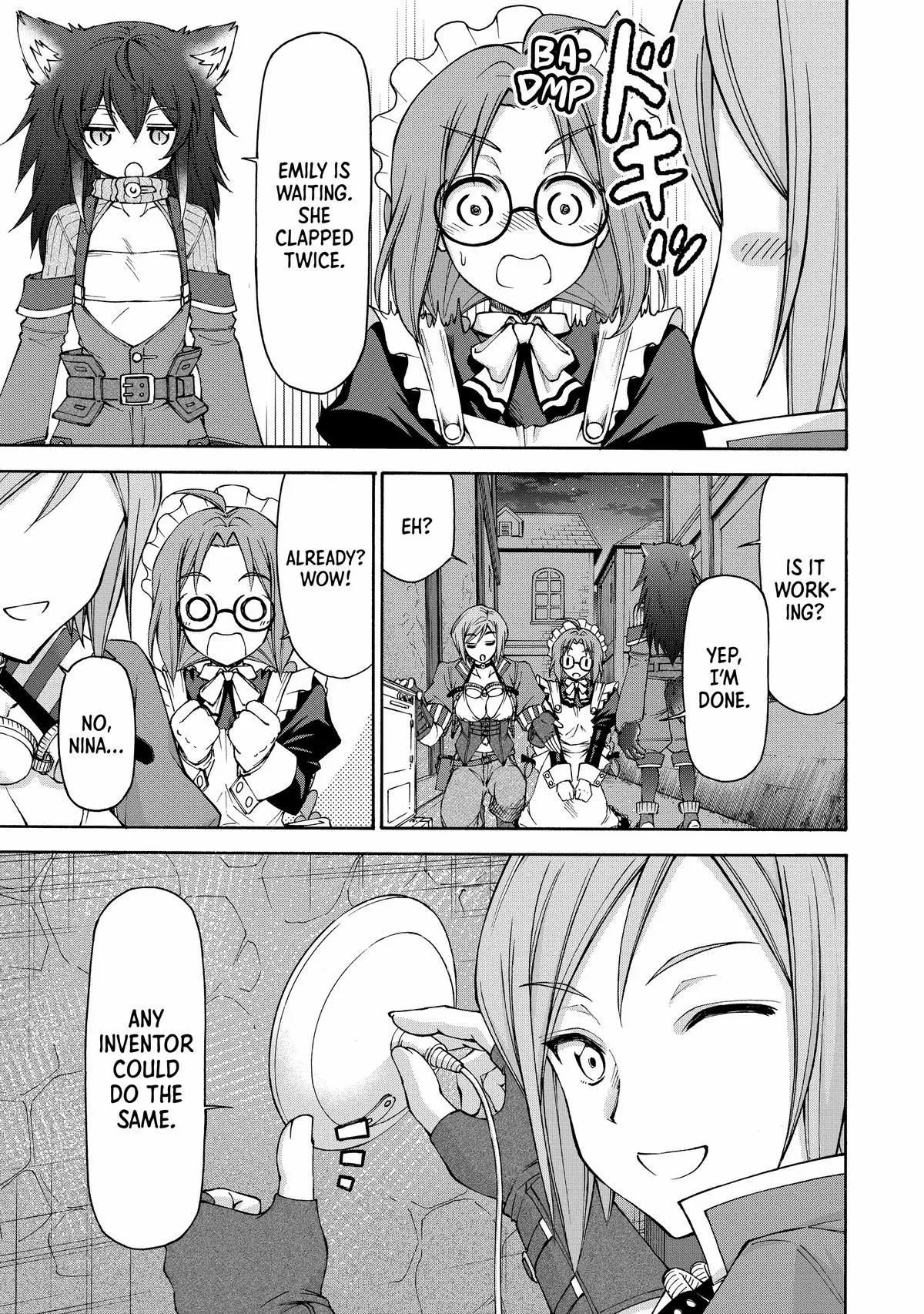 Maid Nara Touzen Desu. ~Nureginu Wo Kiserareta Bannou Maid-San Wa Tabi Ni Deru Koto Ni Shimashita.~ Chapter 14 page 15