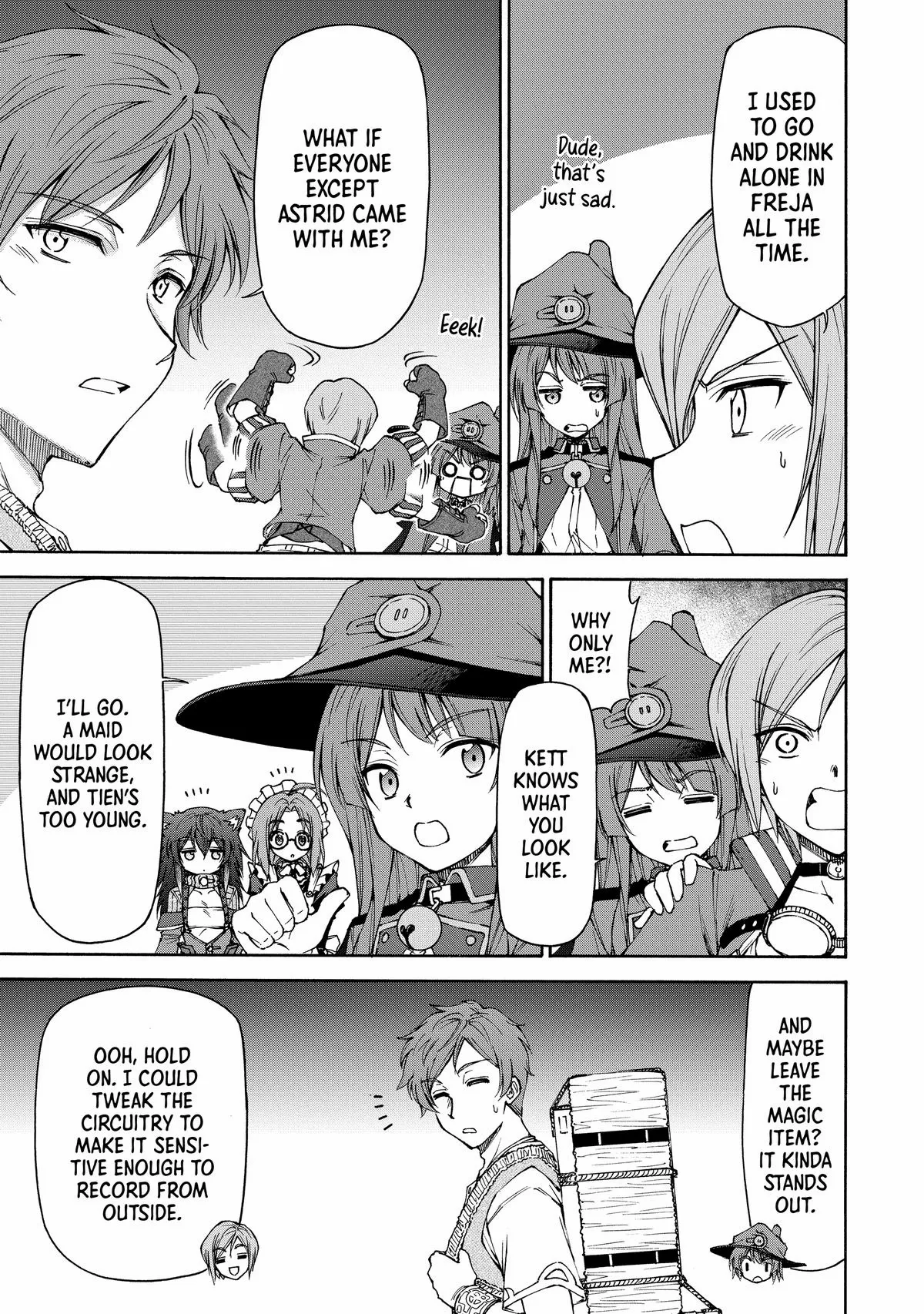 Maid Nara Touzen Desu. ~Nureginu Wo Kiserareta Bannou Maid-San Wa Tabi Ni Deru Koto Ni Shimashita.~ Chapter 14 page 7