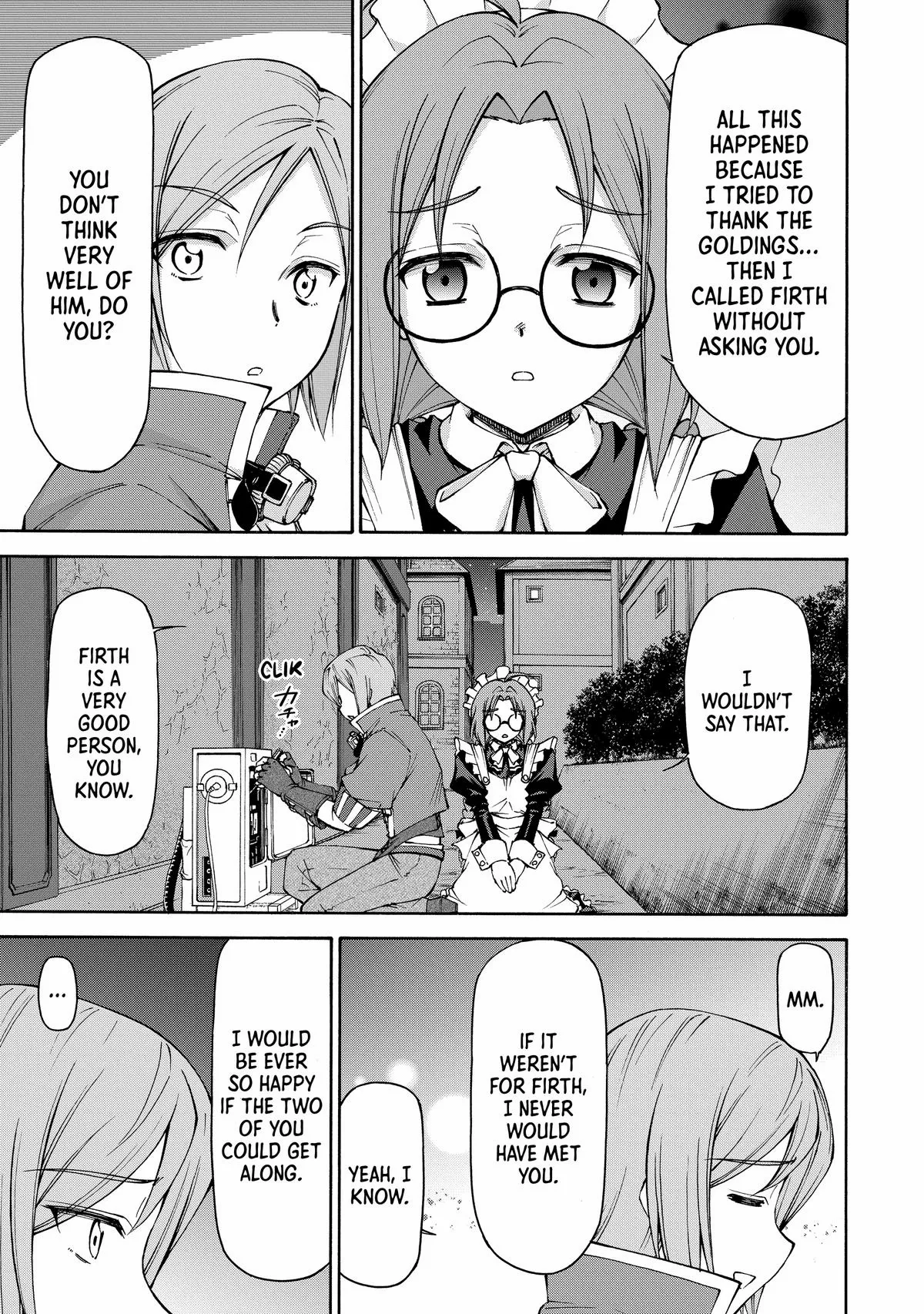 Maid Nara Touzen Desu. ~Nureginu Wo Kiserareta Bannou Maid-San Wa Tabi Ni Deru Koto Ni Shimashita.~ Chapter 14 page 11