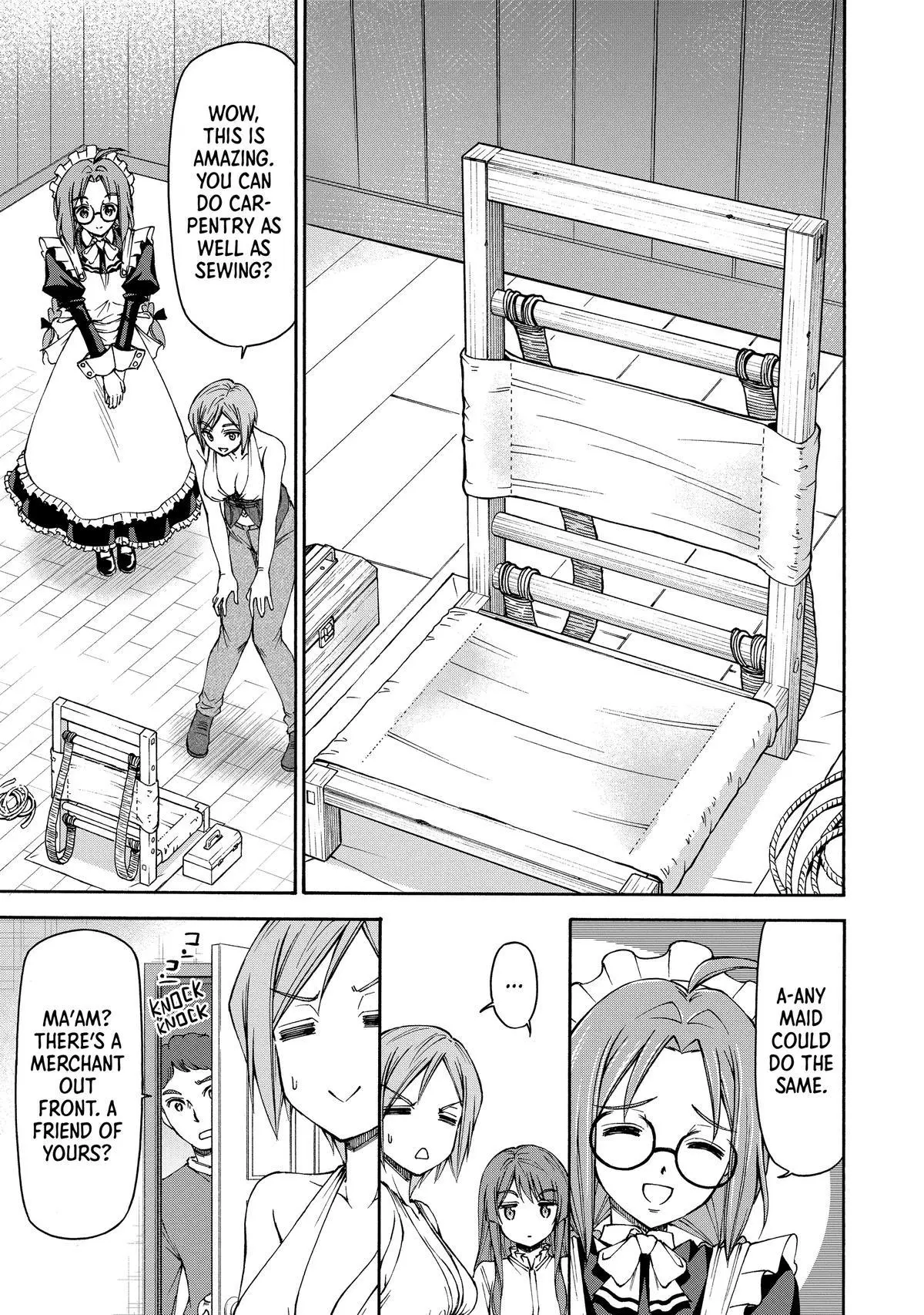 Maid Nara Touzen Desu. ~Nureginu Wo Kiserareta Bannou Maid-San Wa Tabi Ni Deru Koto Ni Shimashita.~ Chapter 13 page 21