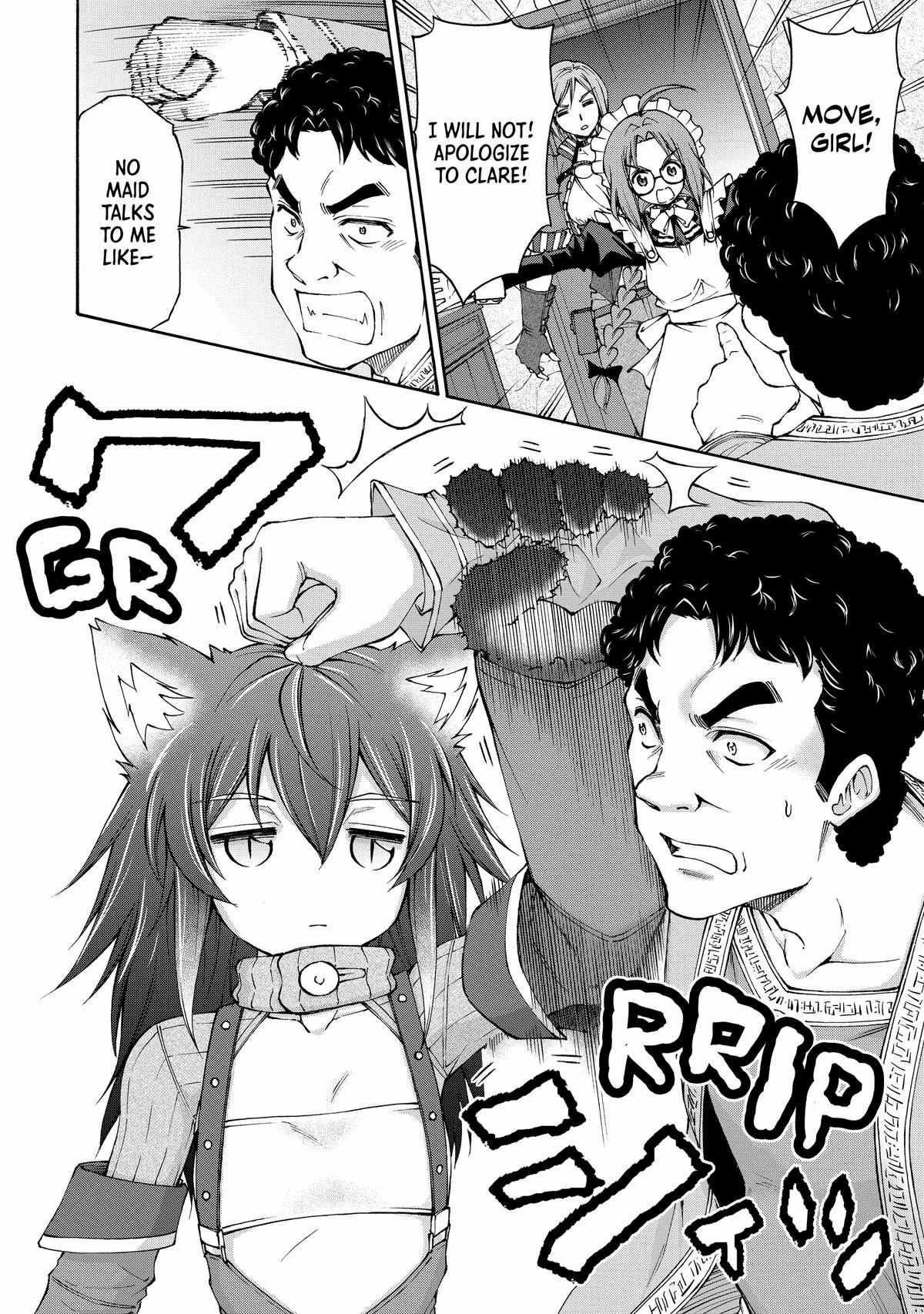 Maid Nara Touzen Desu. ~Nureginu Wo Kiserareta Bannou Maid-San Wa Tabi Ni Deru Koto Ni Shimashita.~ Chapter 14 page 34