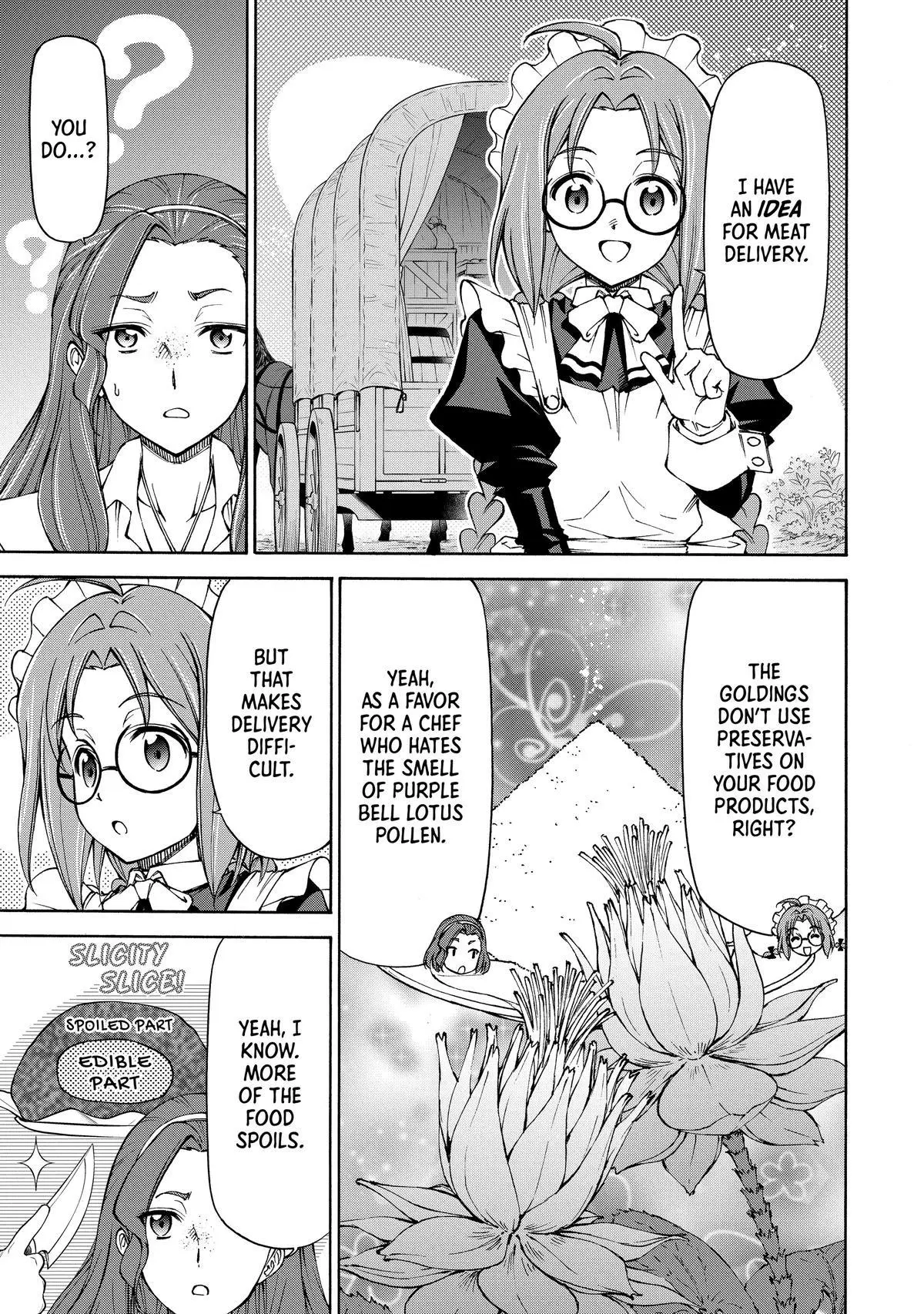 Maid Nara Touzen Desu. ~Nureginu Wo Kiserareta Bannou Maid-San Wa Tabi Ni Deru Koto Ni Shimashita.~ Chapter 15 page 21
