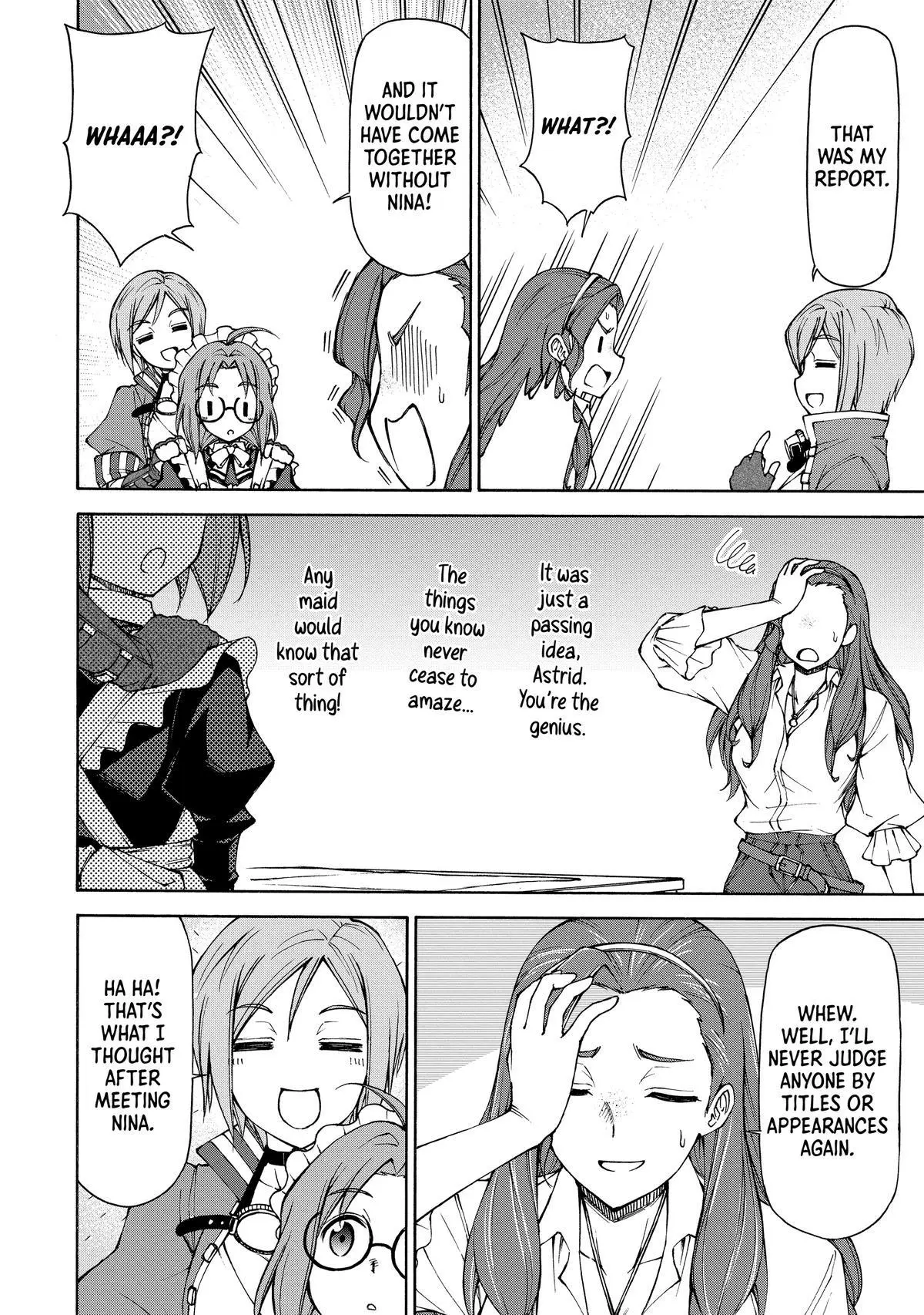 Maid Nara Touzen Desu. ~Nureginu Wo Kiserareta Bannou Maid-San Wa Tabi Ni Deru Koto Ni Shimashita.~ Chapter 15 page 28