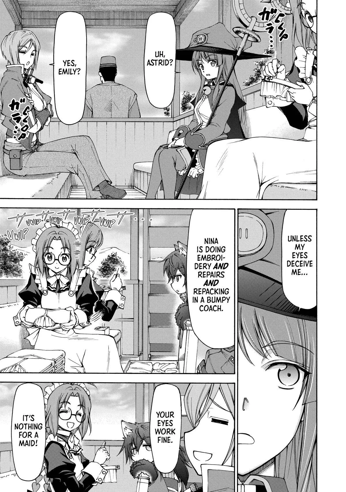 Maid Nara Touzen Desu. ~Nureginu Wo Kiserareta Bannou Maid-San Wa Tabi Ni Deru Koto Ni Shimashita.~ Chapter 16 page 13
