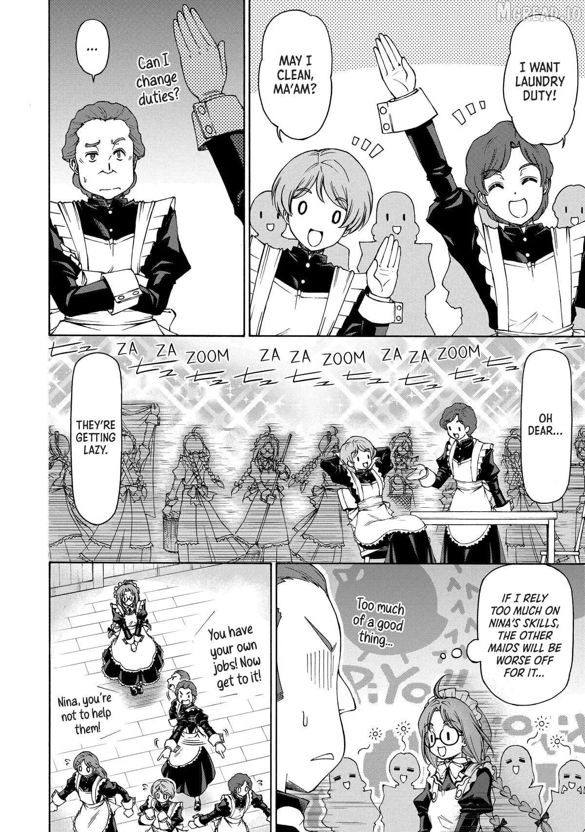 Maid Nara Touzen Desu. ~Nureginu Wo Kiserareta Bannou Maid-San Wa Tabi Ni Deru Koto Ni Shimashita.~ Chapter 17 page 29