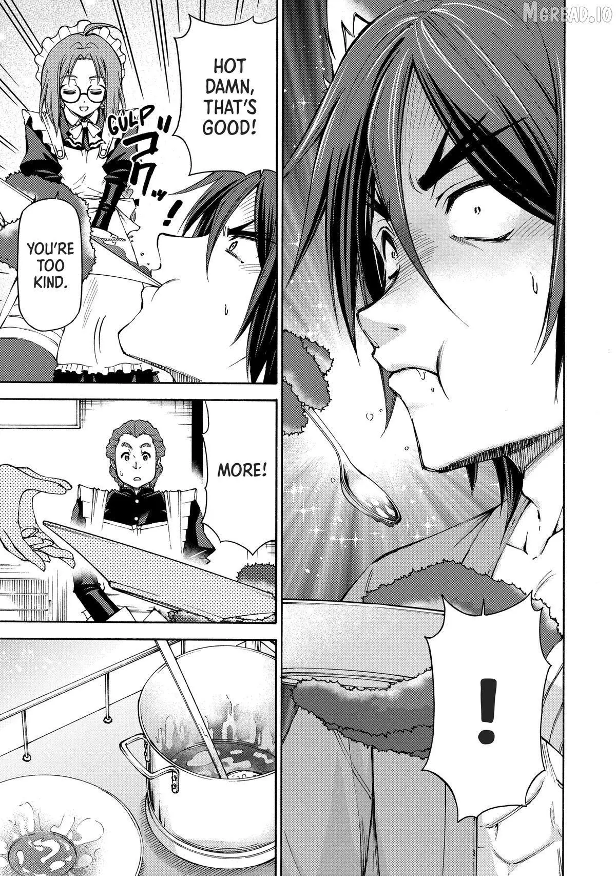 Maid Nara Touzen Desu. ~Nureginu Wo Kiserareta Bannou Maid-San Wa Tabi Ni Deru Koto Ni Shimashita.~ Chapter 18 page 23