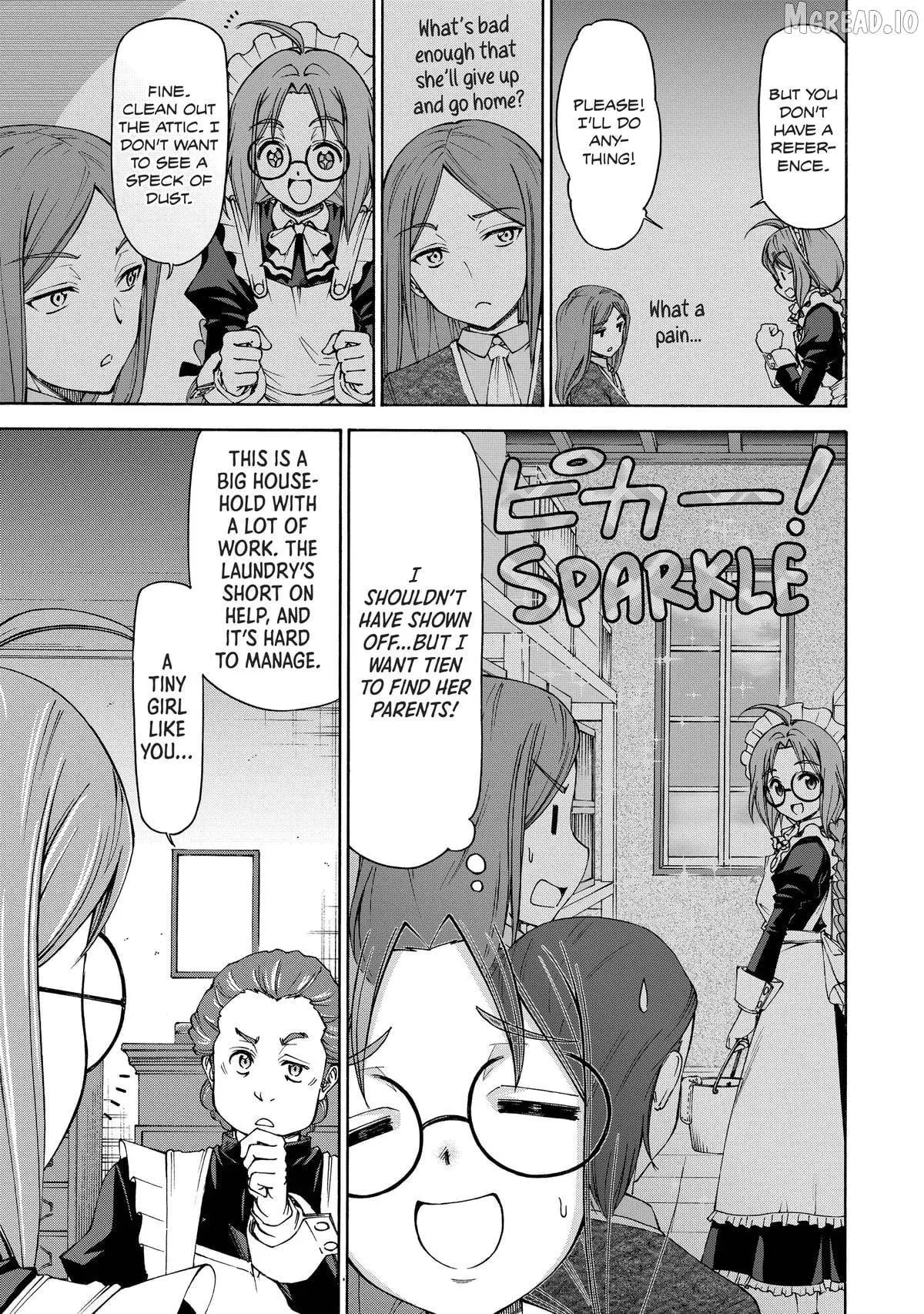Maid Nara Touzen Desu. ~Nureginu Wo Kiserareta Bannou Maid-San Wa Tabi Ni Deru Koto Ni Shimashita.~ Chapter 17 page 19