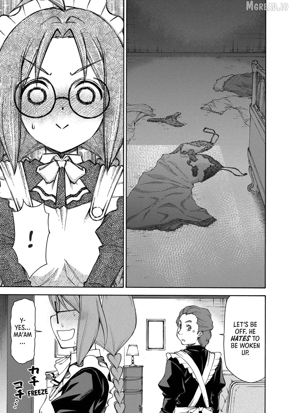 Maid Nara Touzen Desu. ~Nureginu Wo Kiserareta Bannou Maid-San Wa Tabi Ni Deru Koto Ni Shimashita.~ Chapter 18 page 17
