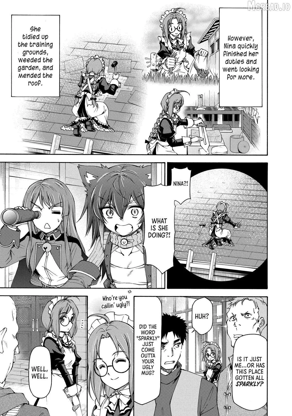 Maid Nara Touzen Desu. ~Nureginu Wo Kiserareta Bannou Maid-San Wa Tabi Ni Deru Koto Ni Shimashita.~ Chapter 17 page 30
