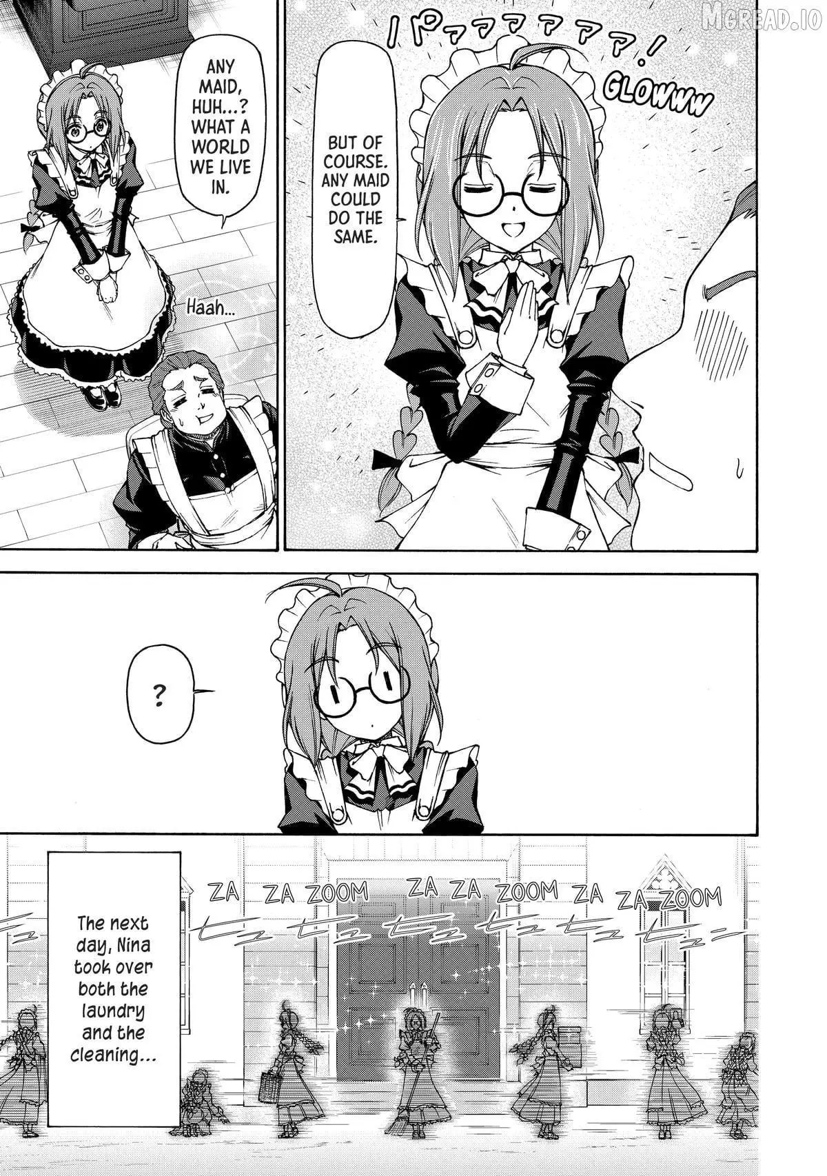 Maid Nara Touzen Desu. ~Nureginu Wo Kiserareta Bannou Maid-San Wa Tabi Ni Deru Koto Ni Shimashita.~ Chapter 17 page 28