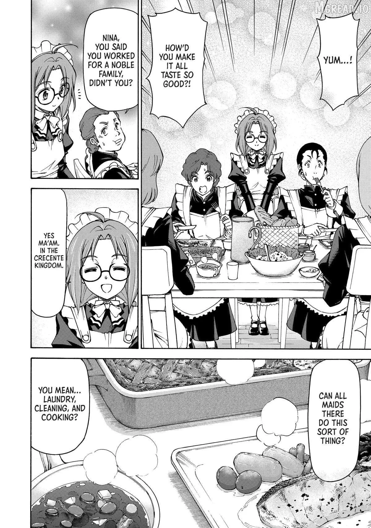 Maid Nara Touzen Desu. ~Nureginu Wo Kiserareta Bannou Maid-San Wa Tabi Ni Deru Koto Ni Shimashita.~ Chapter 17 page 27