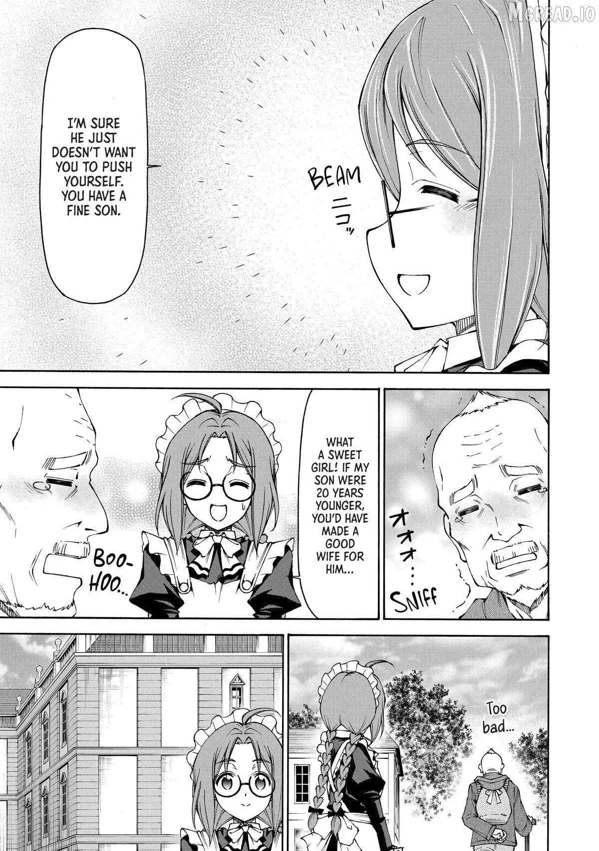 Maid Nara Touzen Desu. ~Nureginu Wo Kiserareta Bannou Maid-San Wa Tabi Ni Deru Koto Ni Shimashita.~ Chapter 17 page 32