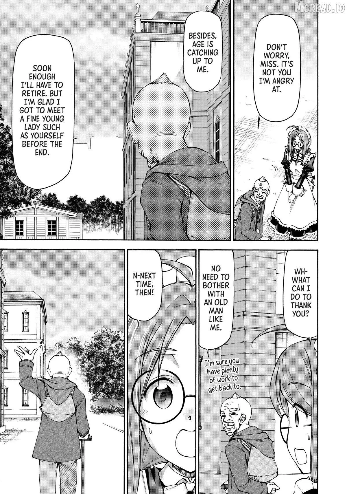 Maid Nara Touzen Desu. ~Nureginu Wo Kiserareta Bannou Maid-San Wa Tabi Ni Deru Koto Ni Shimashita.~ Chapter 19 page 9