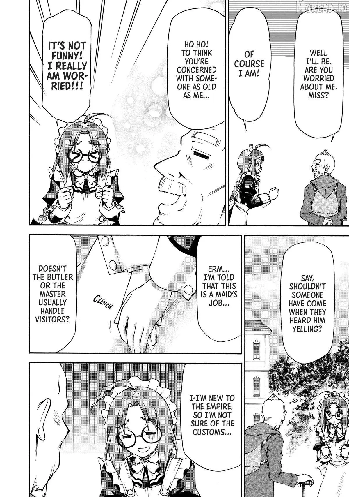 Maid Nara Touzen Desu. ~Nureginu Wo Kiserareta Bannou Maid-San Wa Tabi Ni Deru Koto Ni Shimashita.~ Chapter 19 page 8