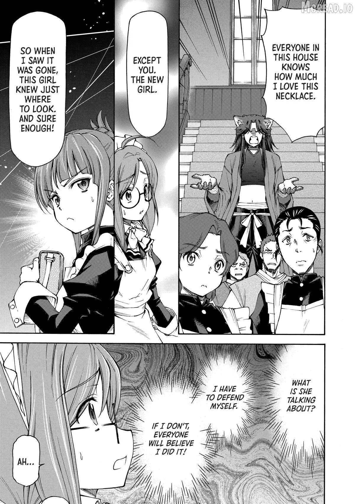 Maid Nara Touzen Desu. ~Nureginu Wo Kiserareta Bannou Maid-San Wa Tabi Ni Deru Koto Ni Shimashita.~ Chapter 19 page 17