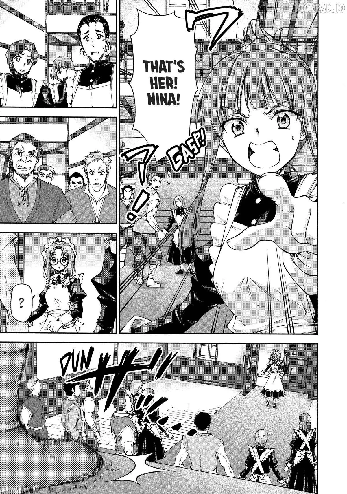 Maid Nara Touzen Desu. ~Nureginu Wo Kiserareta Bannou Maid-San Wa Tabi Ni Deru Koto Ni Shimashita.~ Chapter 19 page 13