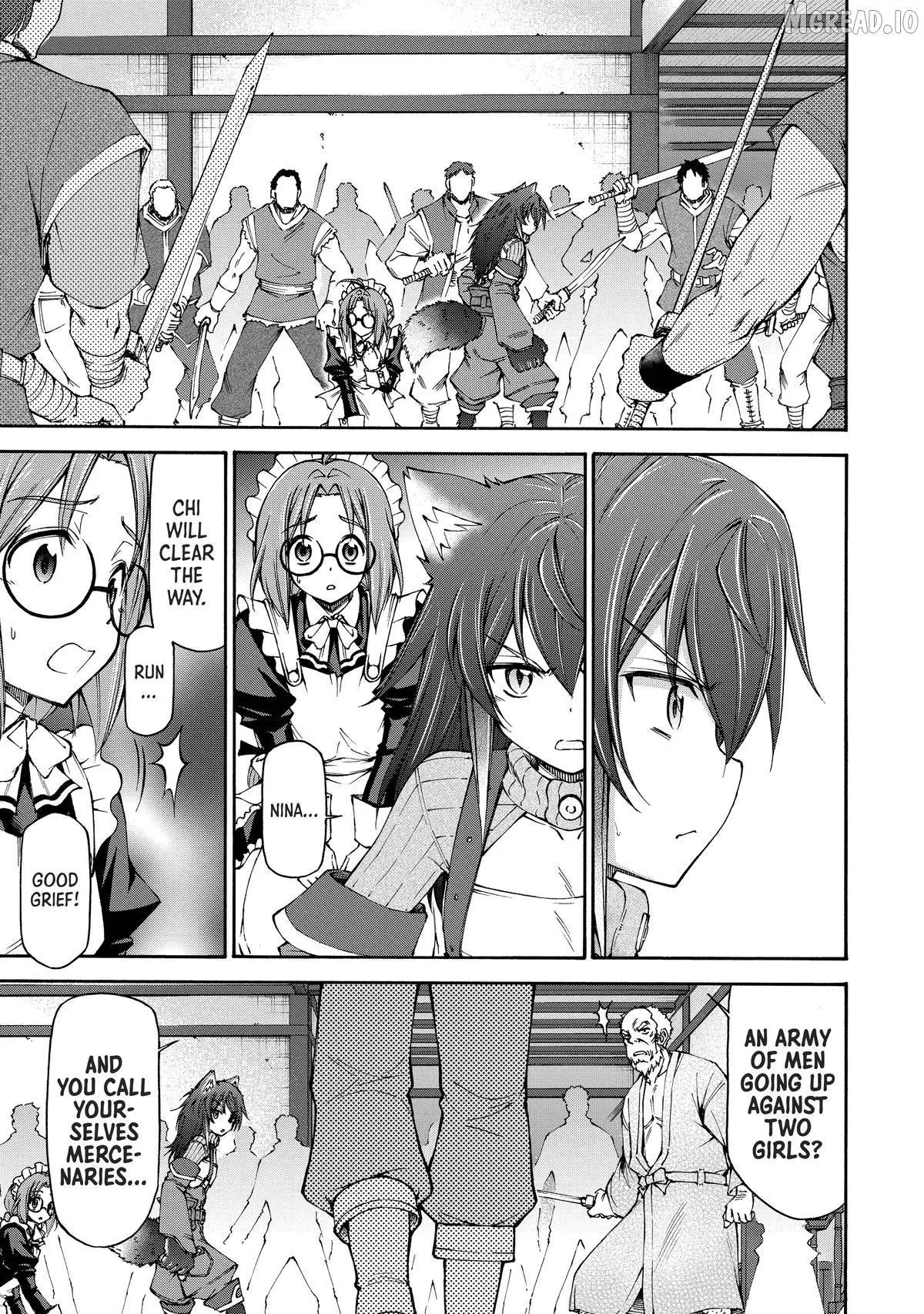 Maid Nara Touzen Desu. ~Nureginu Wo Kiserareta Bannou Maid-San Wa Tabi Ni Deru Koto Ni Shimashita.~ Chapter 20 page 21