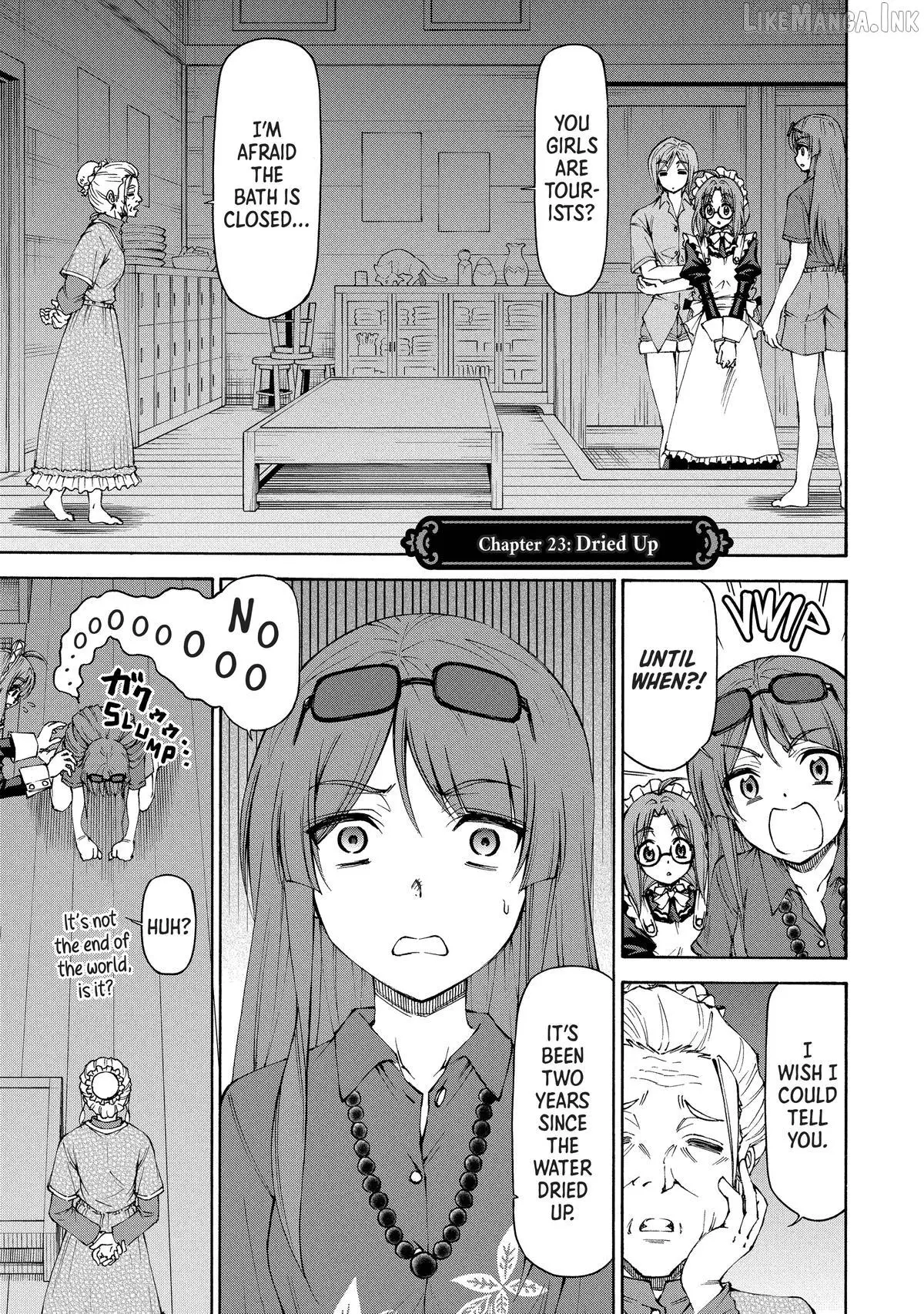 Maid Nara Touzen Desu. ~Nureginu Wo Kiserareta Bannou Maid-San Wa Tabi Ni Deru Koto Ni Shimashita.~ Chapter 23 page 5