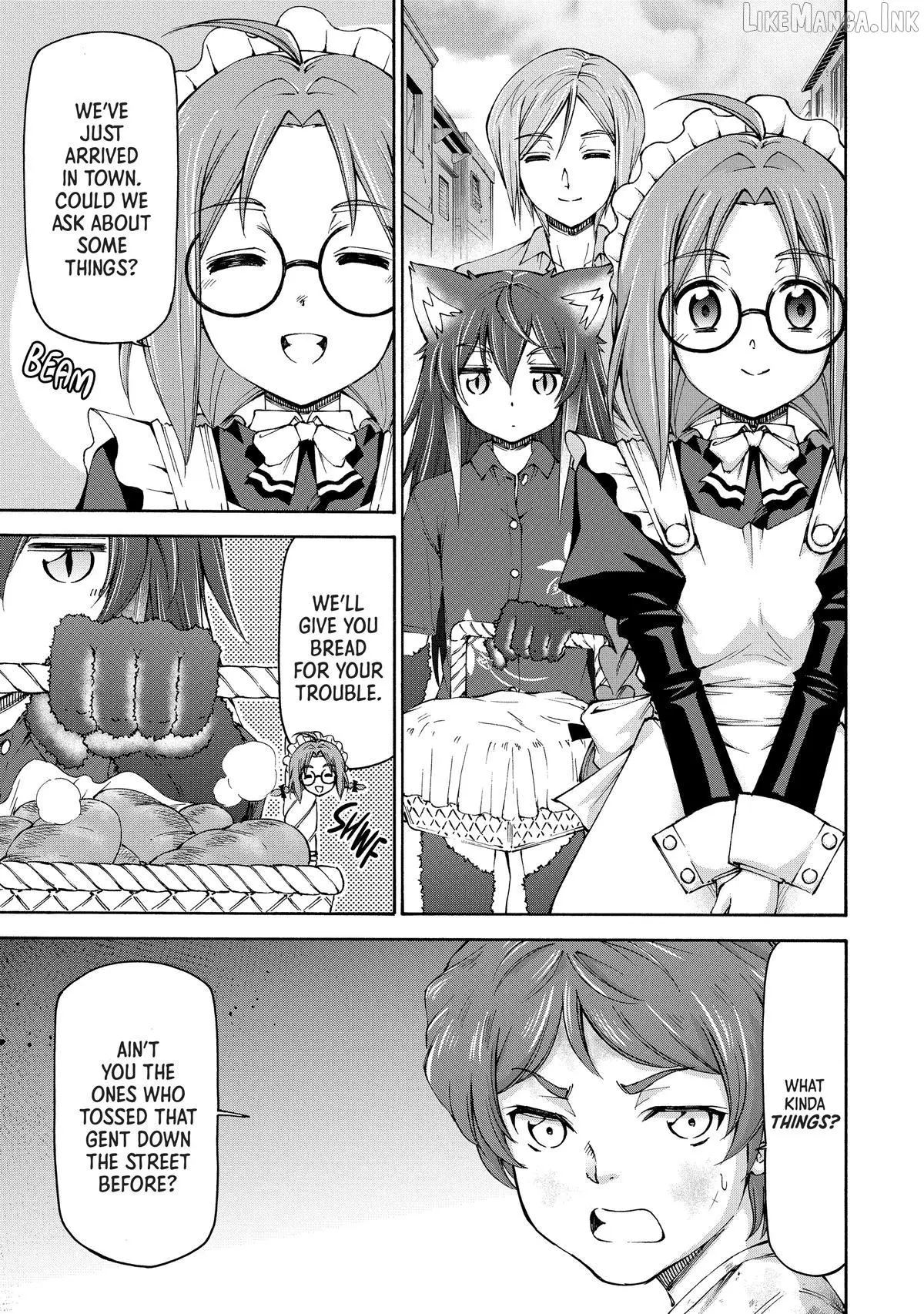 Maid Nara Touzen Desu. ~Nureginu Wo Kiserareta Bannou Maid-San Wa Tabi Ni Deru Koto Ni Shimashita.~ Chapter 23 page 19