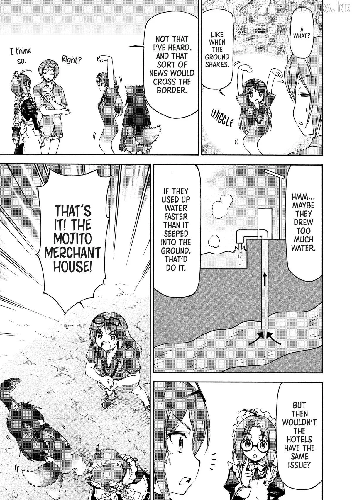 Maid Nara Touzen Desu. ~Nureginu Wo Kiserareta Bannou Maid-San Wa Tabi Ni Deru Koto Ni Shimashita.~ Chapter 23 page 15