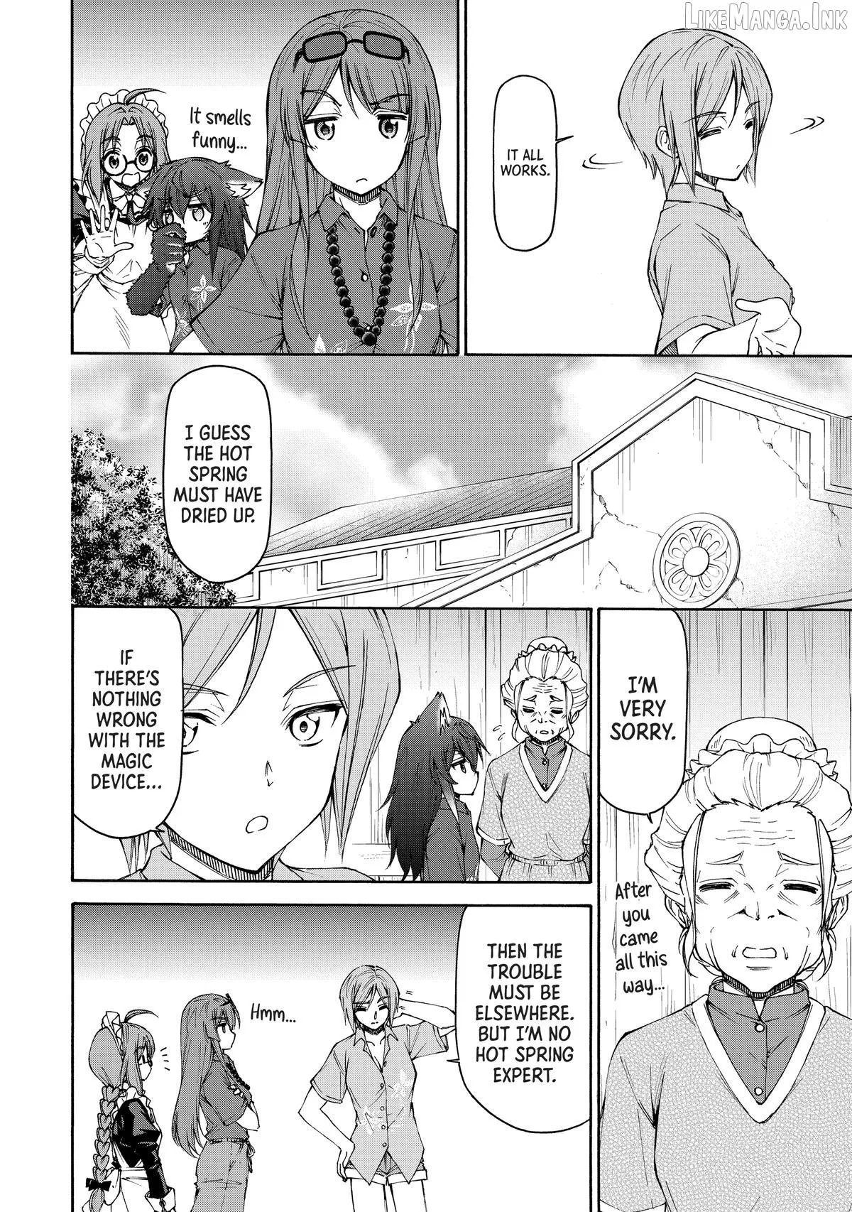 Maid Nara Touzen Desu. ~Nureginu Wo Kiserareta Bannou Maid-San Wa Tabi Ni Deru Koto Ni Shimashita.~ Chapter 23 page 12