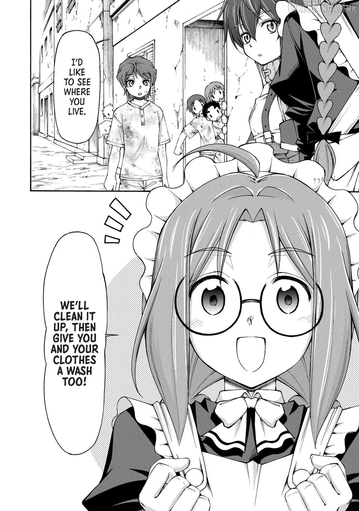 Maid Nara Touzen Desu. ~Nureginu Wo Kiserareta Bannou Maid-San Wa Tabi Ni Deru Koto Ni Shimashita.~ Chapter 23 page 38