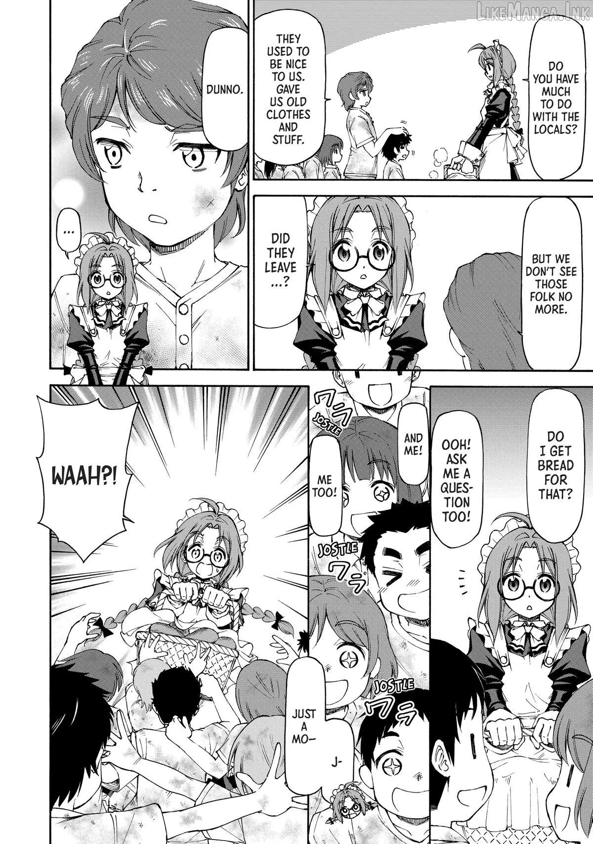 Maid Nara Touzen Desu. ~Nureginu Wo Kiserareta Bannou Maid-San Wa Tabi Ni Deru Koto Ni Shimashita.~ Chapter 23 page 34