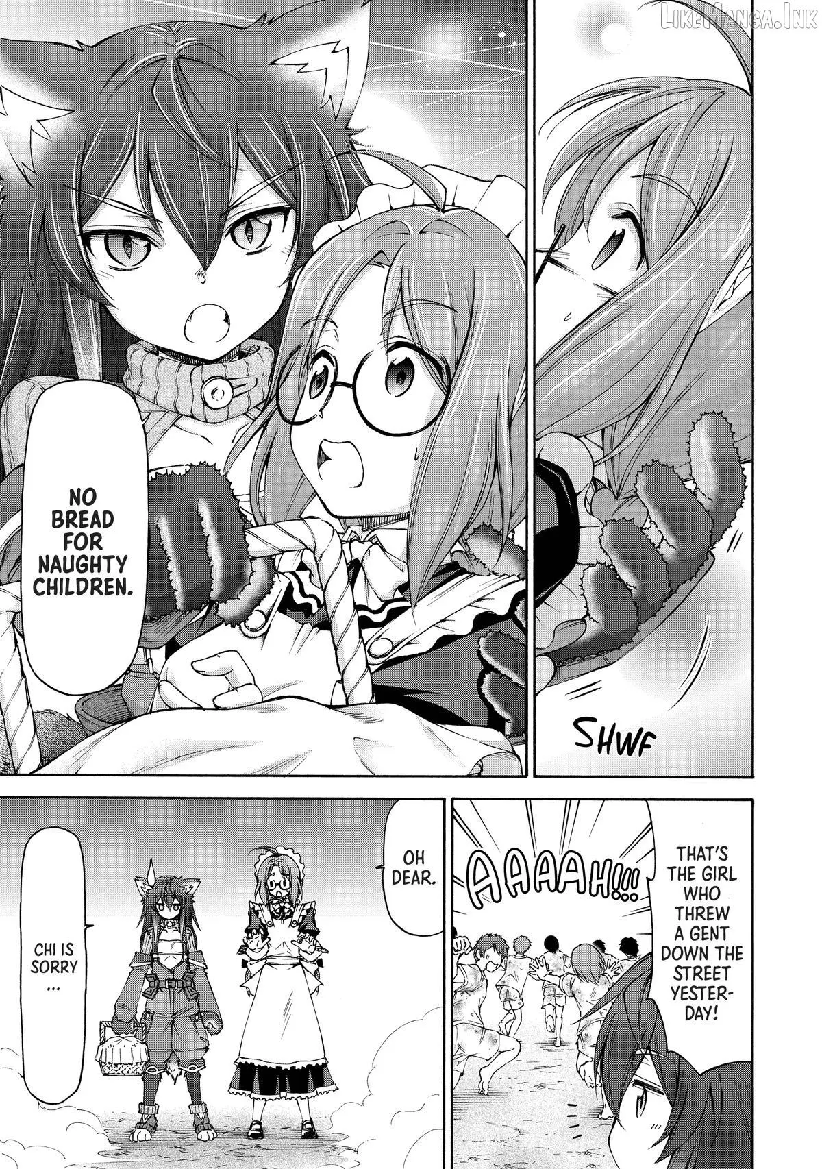 Maid Nara Touzen Desu. ~Nureginu Wo Kiserareta Bannou Maid-San Wa Tabi Ni Deru Koto Ni Shimashita.~ Chapter 23 page 35