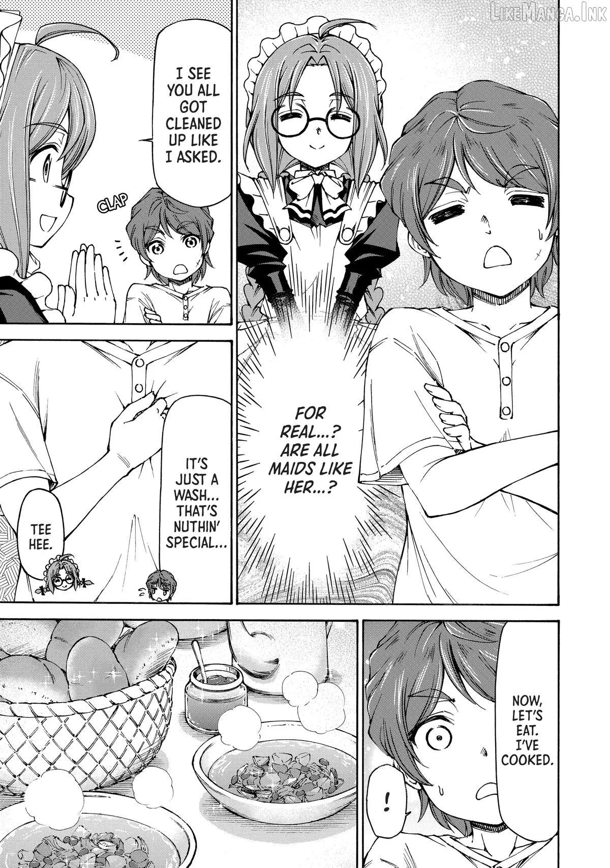 Maid Nara Touzen Desu. ~Nureginu Wo Kiserareta Bannou Maid-San Wa Tabi Ni Deru Koto Ni Shimashita.~ Chapter 24 page 7