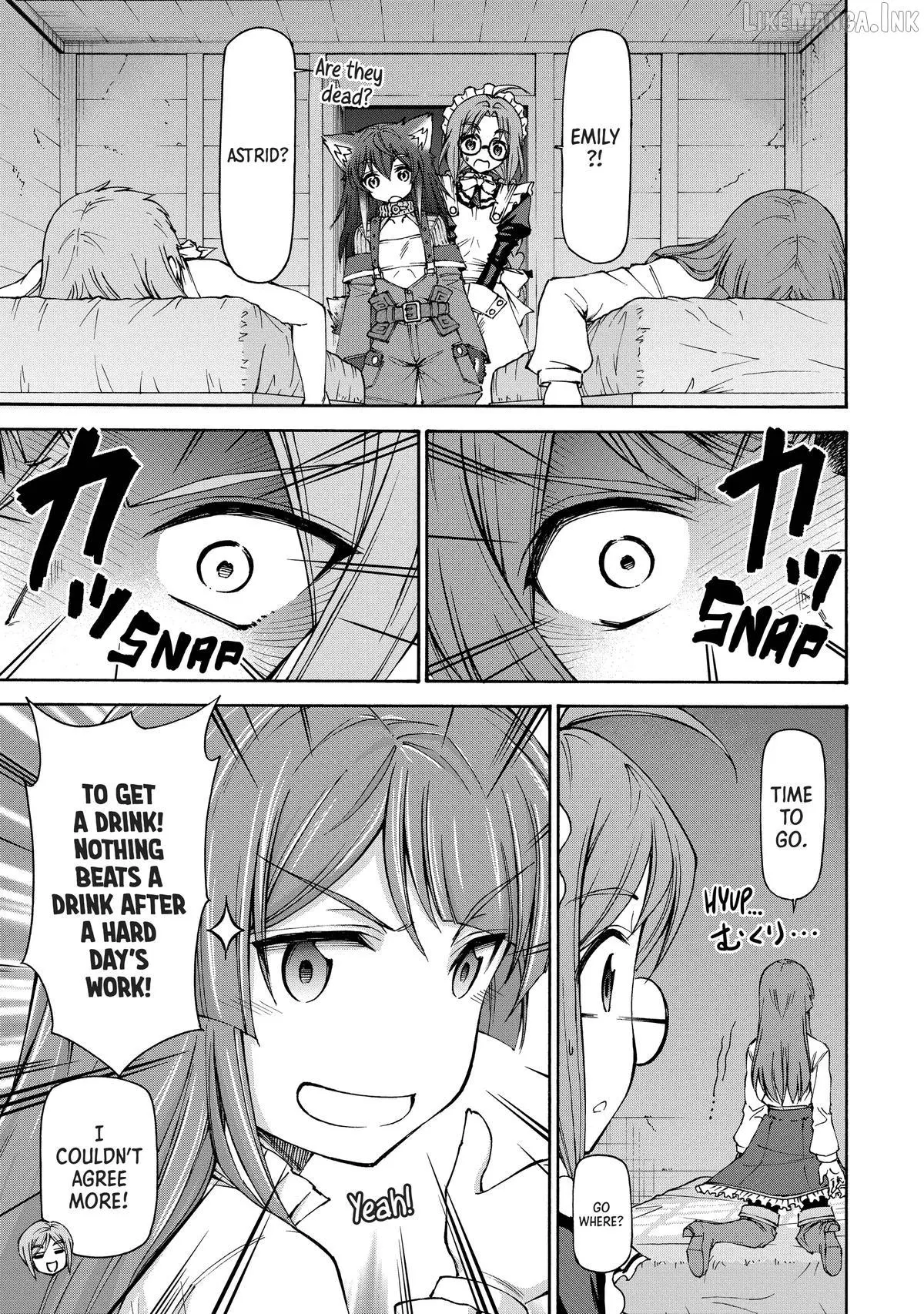Maid Nara Touzen Desu. ~Nureginu Wo Kiserareta Bannou Maid-San Wa Tabi Ni Deru Koto Ni Shimashita.~ Chapter 24 page 15