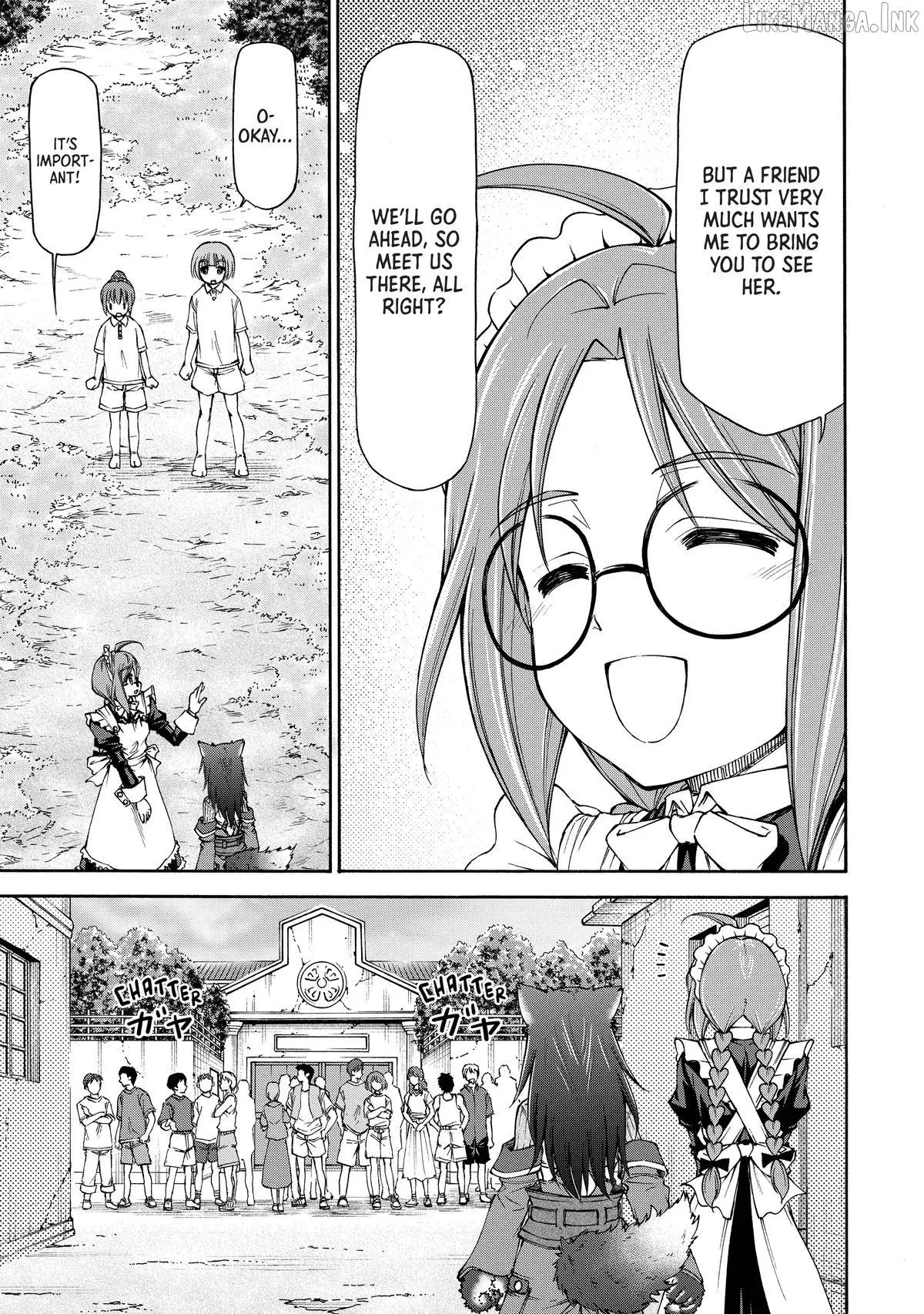 Maid Nara Touzen Desu. ~Nureginu Wo Kiserareta Bannou Maid-San Wa Tabi Ni Deru Koto Ni Shimashita.~ Chapter 24 page 29