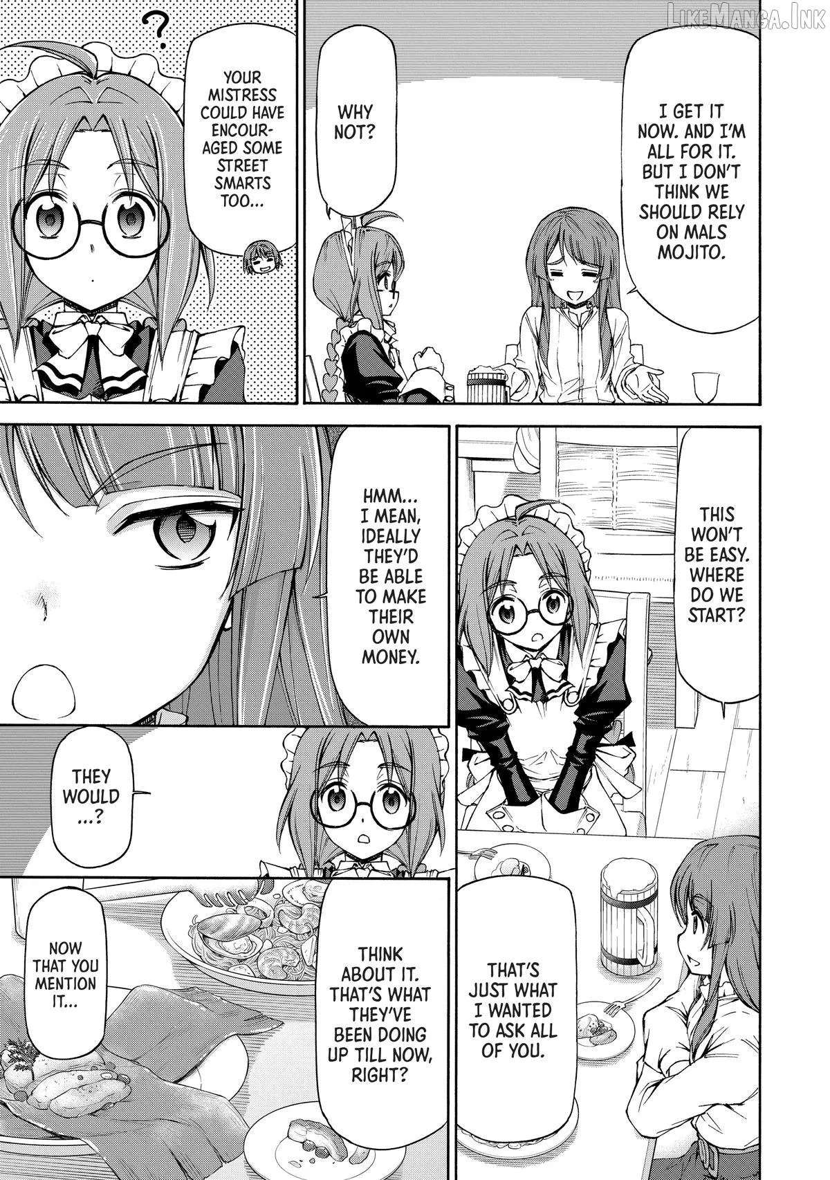 Maid Nara Touzen Desu. ~Nureginu Wo Kiserareta Bannou Maid-San Wa Tabi Ni Deru Koto Ni Shimashita.~ Chapter 24 page 23