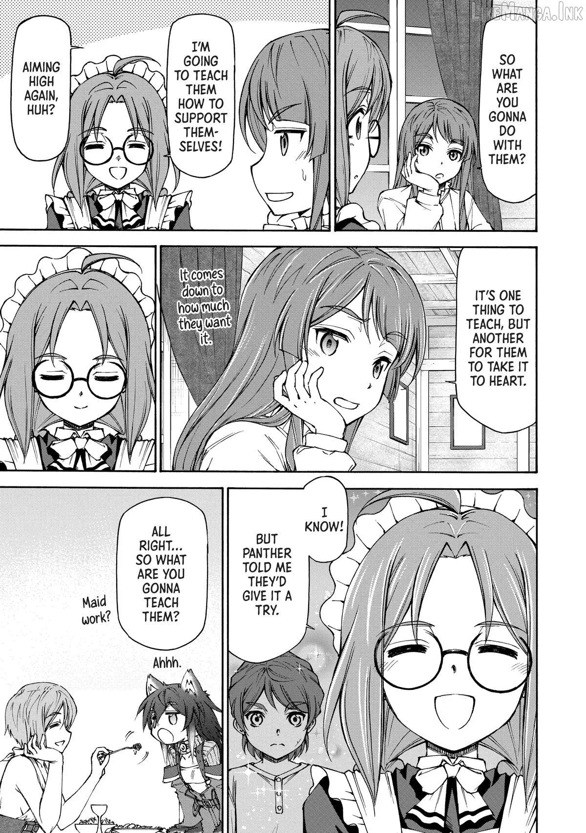 Maid Nara Touzen Desu. ~Nureginu Wo Kiserareta Bannou Maid-San Wa Tabi Ni Deru Koto Ni Shimashita.~ Chapter 24 page 17