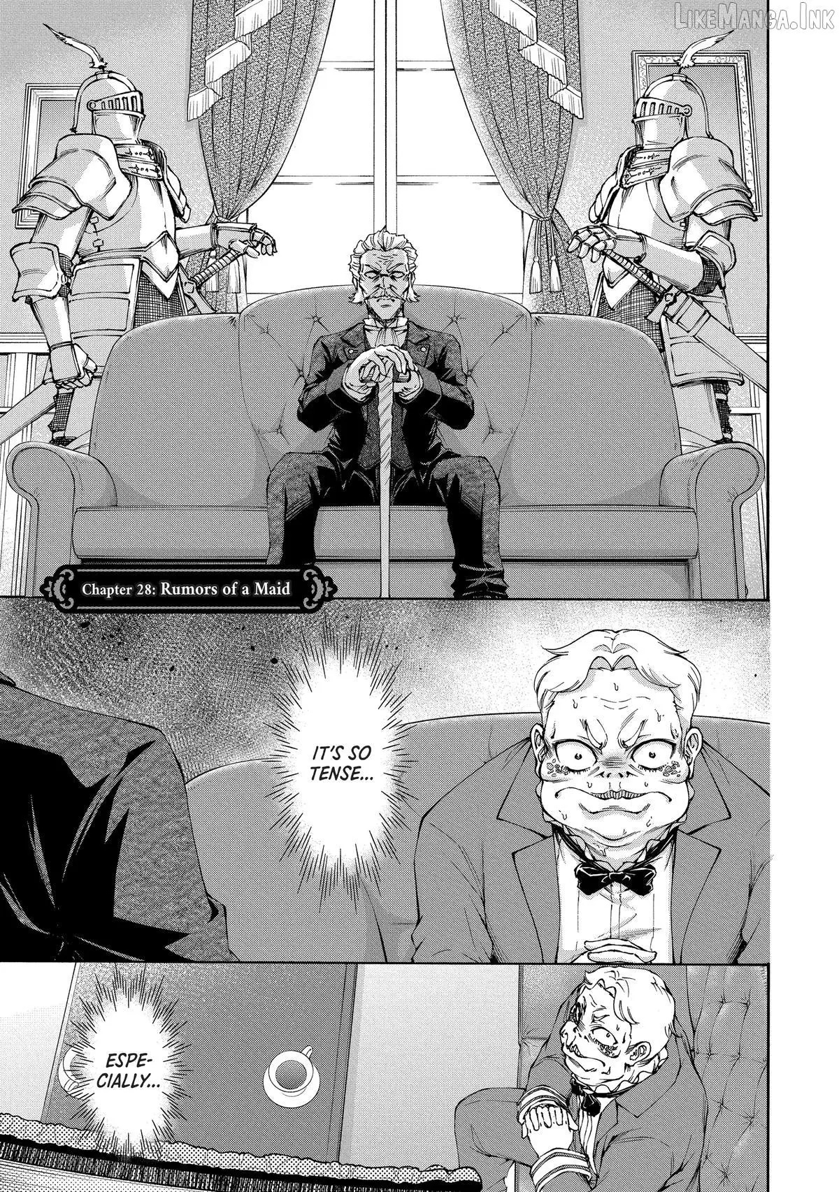 Maid Nara Touzen Desu. ~Nureginu Wo Kiserareta Bannou Maid-San Wa Tabi Ni Deru Koto Ni Shimashita.~ Chapter 28 page 1