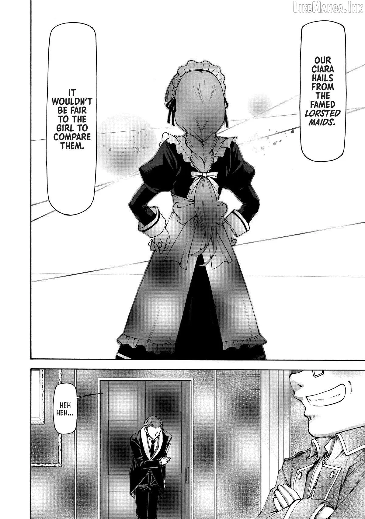 Maid Nara Touzen Desu. ~Nureginu Wo Kiserareta Bannou Maid-San Wa Tabi Ni Deru Koto Ni Shimashita.~ Chapter 28 page 25