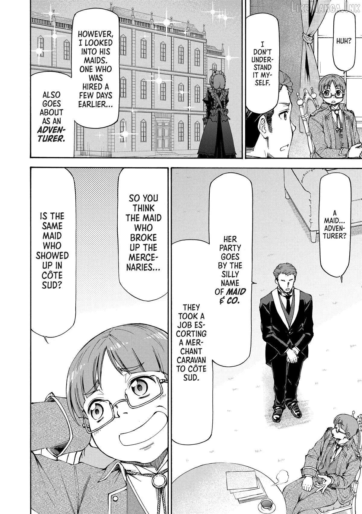 Maid Nara Touzen Desu. ~Nureginu Wo Kiserareta Bannou Maid-San Wa Tabi Ni Deru Koto Ni Shimashita.~ Chapter 28 page 23