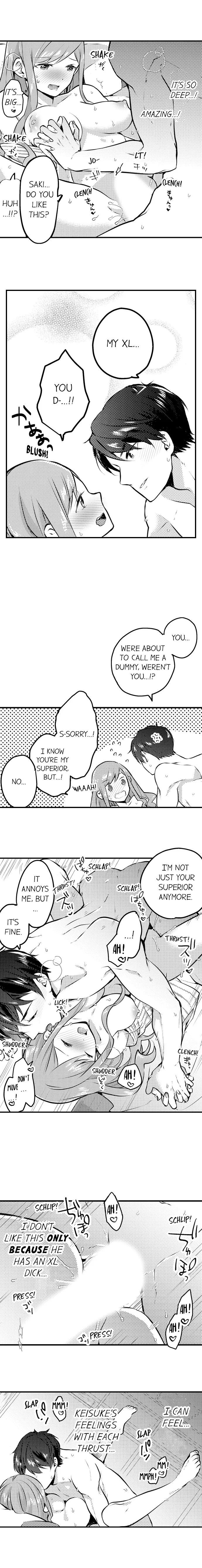 Joushi no Asoko wa XL Size!? Futoi Sakippo... Haitteru...! Chapter 27 page 7