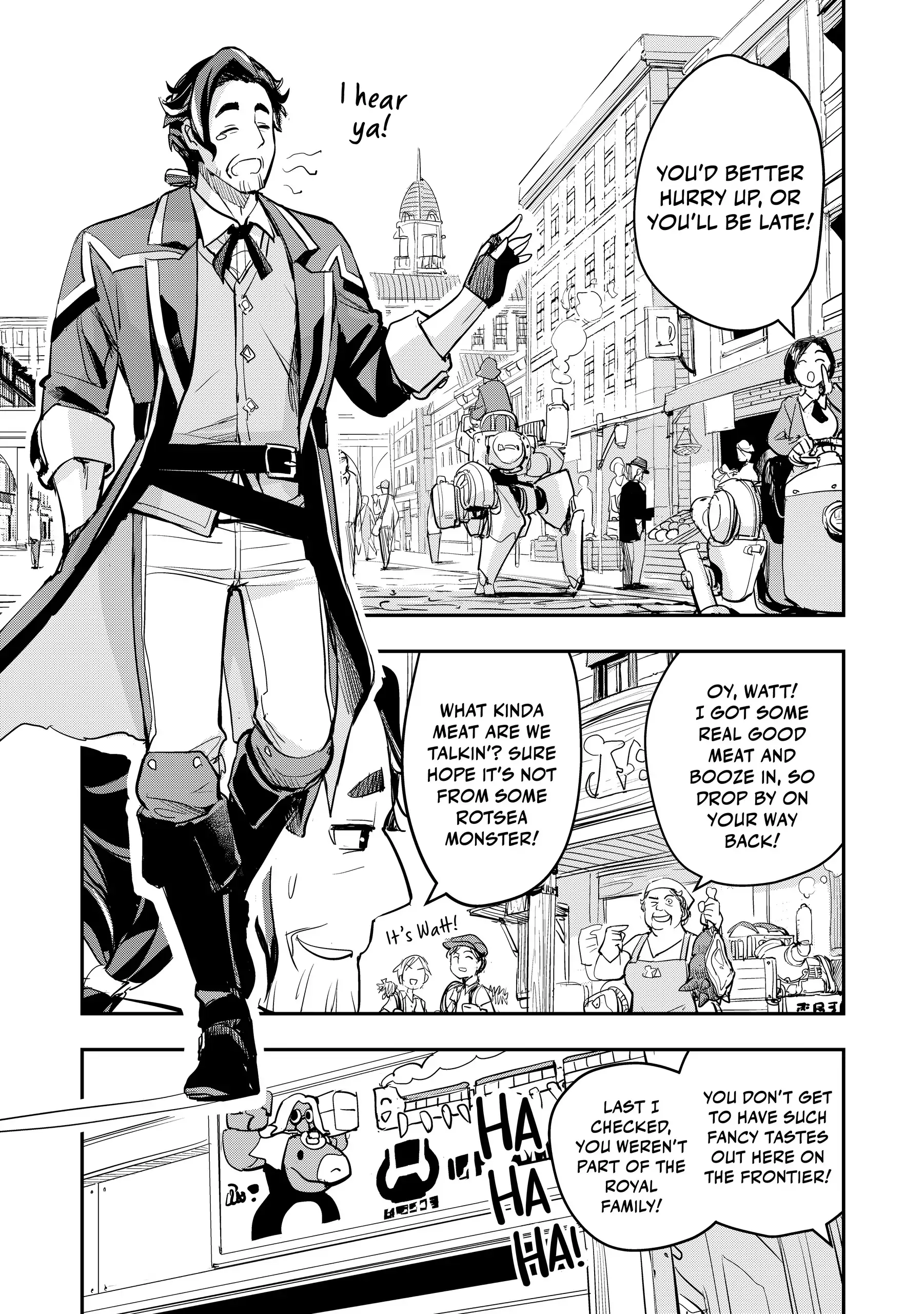 Old Knight, New Post: From Retiree to Her Majesty’s Chapter 1 page 8