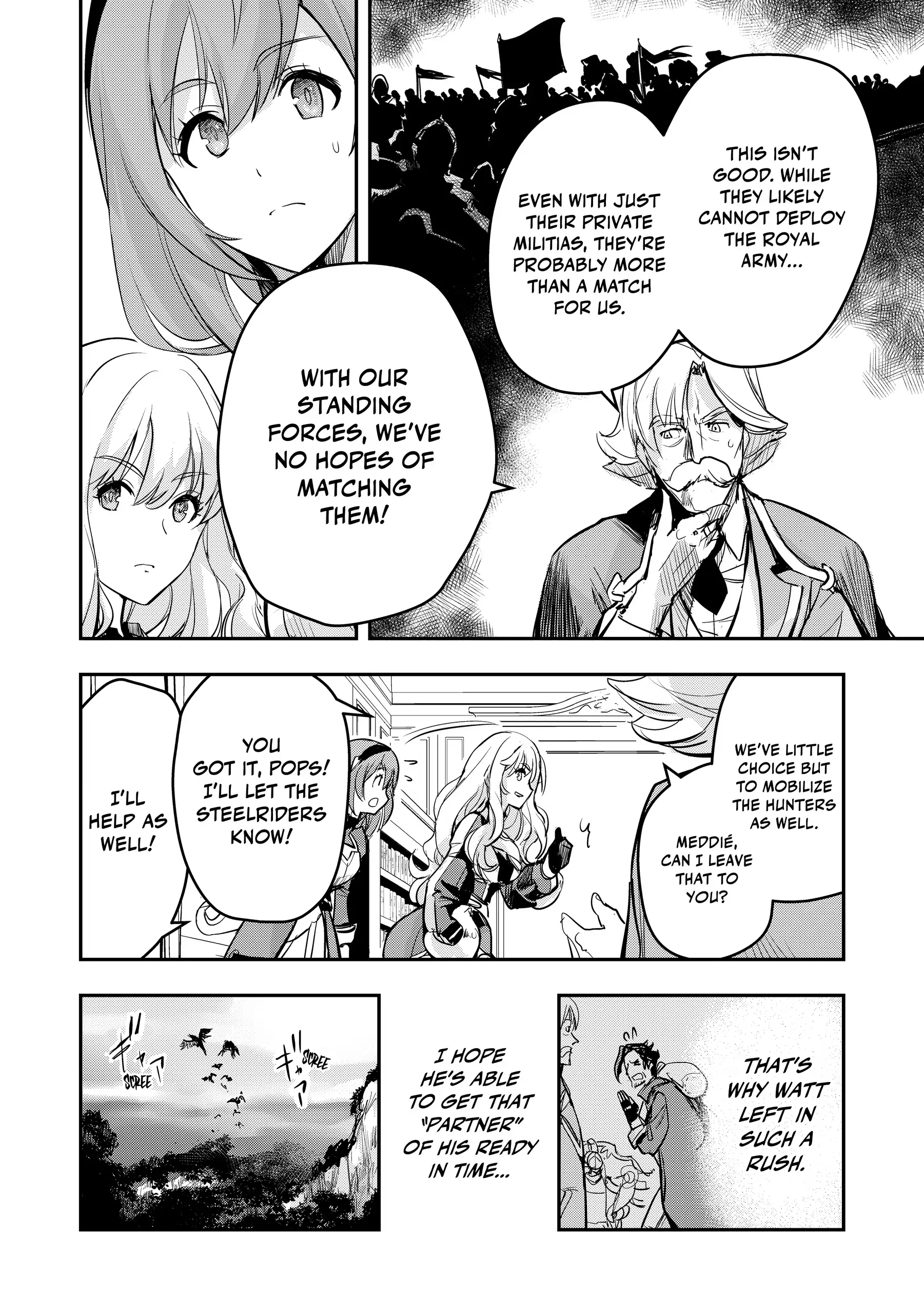 Old Knight, New Post: From Retiree to Her Majesty’s Chapter 4 page 8