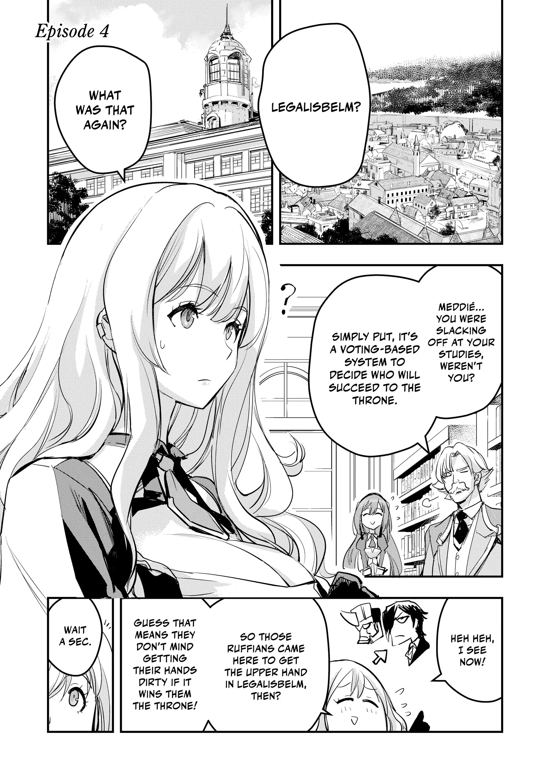 Old Knight, New Post: From Retiree to Her Majesty’s Chapter 4 page 1
