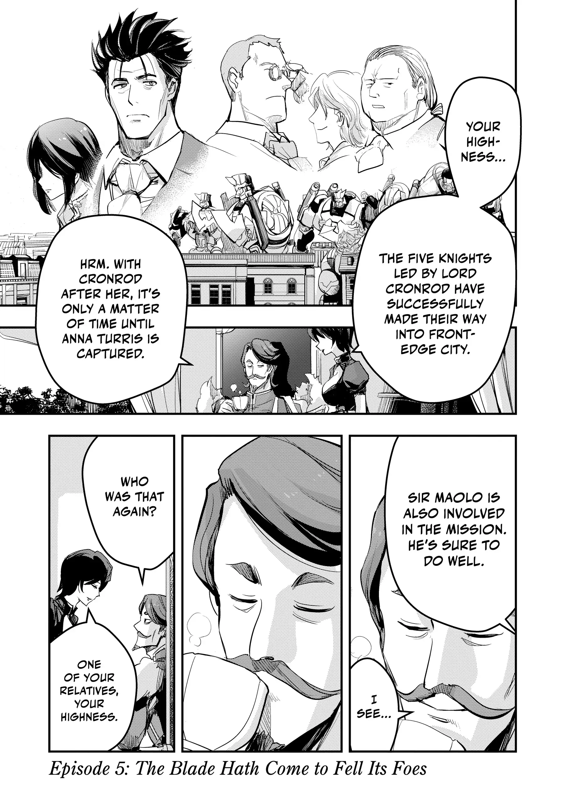 Old Knight, New Post: From Retiree to Her Majesty’s Chapter 5 page 1