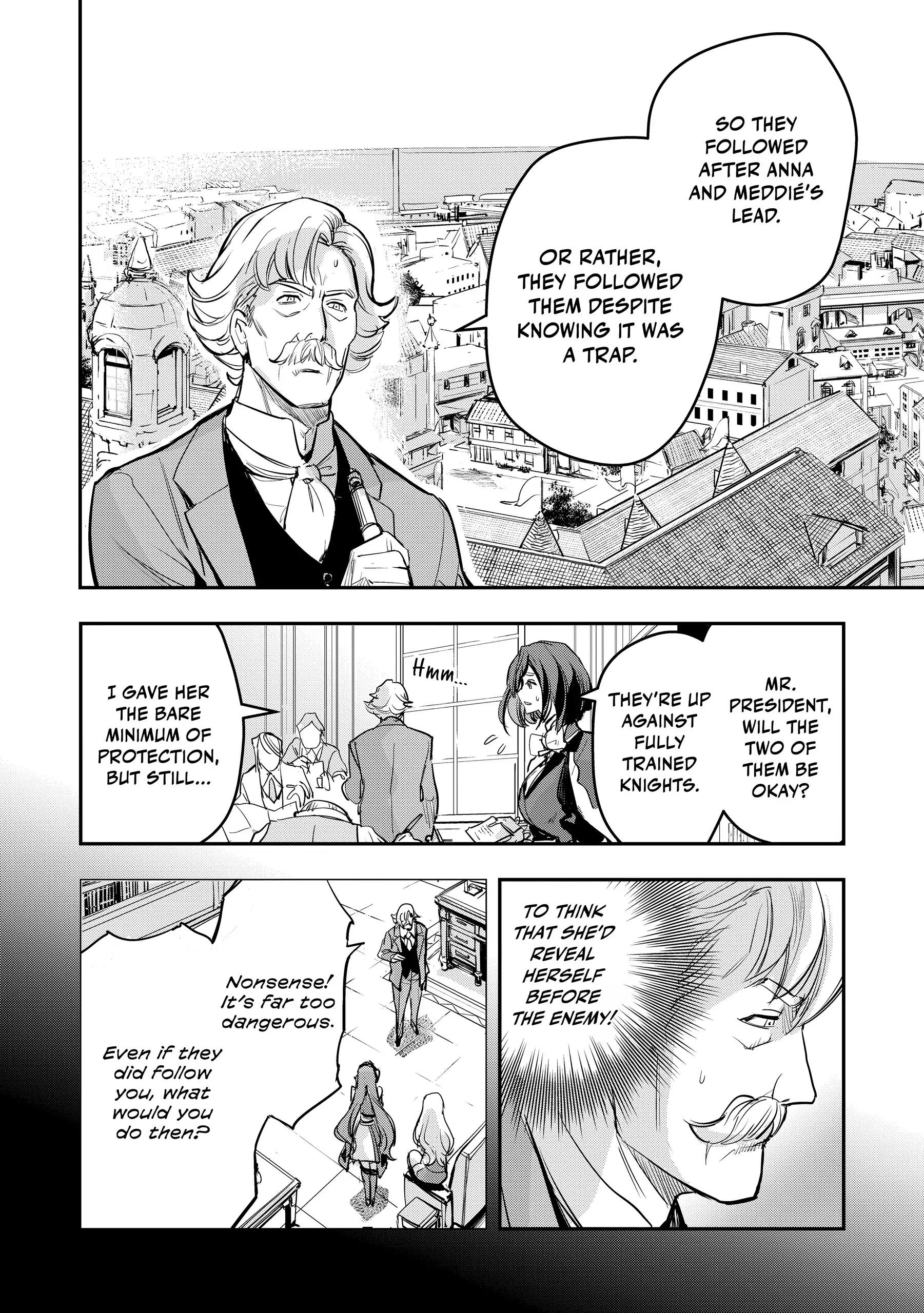 Old Knight, New Post: From Retiree to Her Majesty’s Chapter 5 page 8