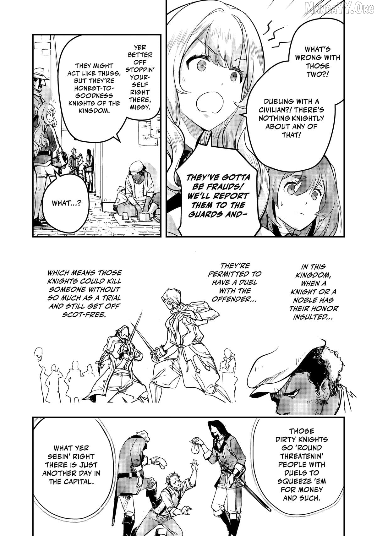 Old Knight, New Post: From Retiree to Her Majesty’s Chapter 9 page 8