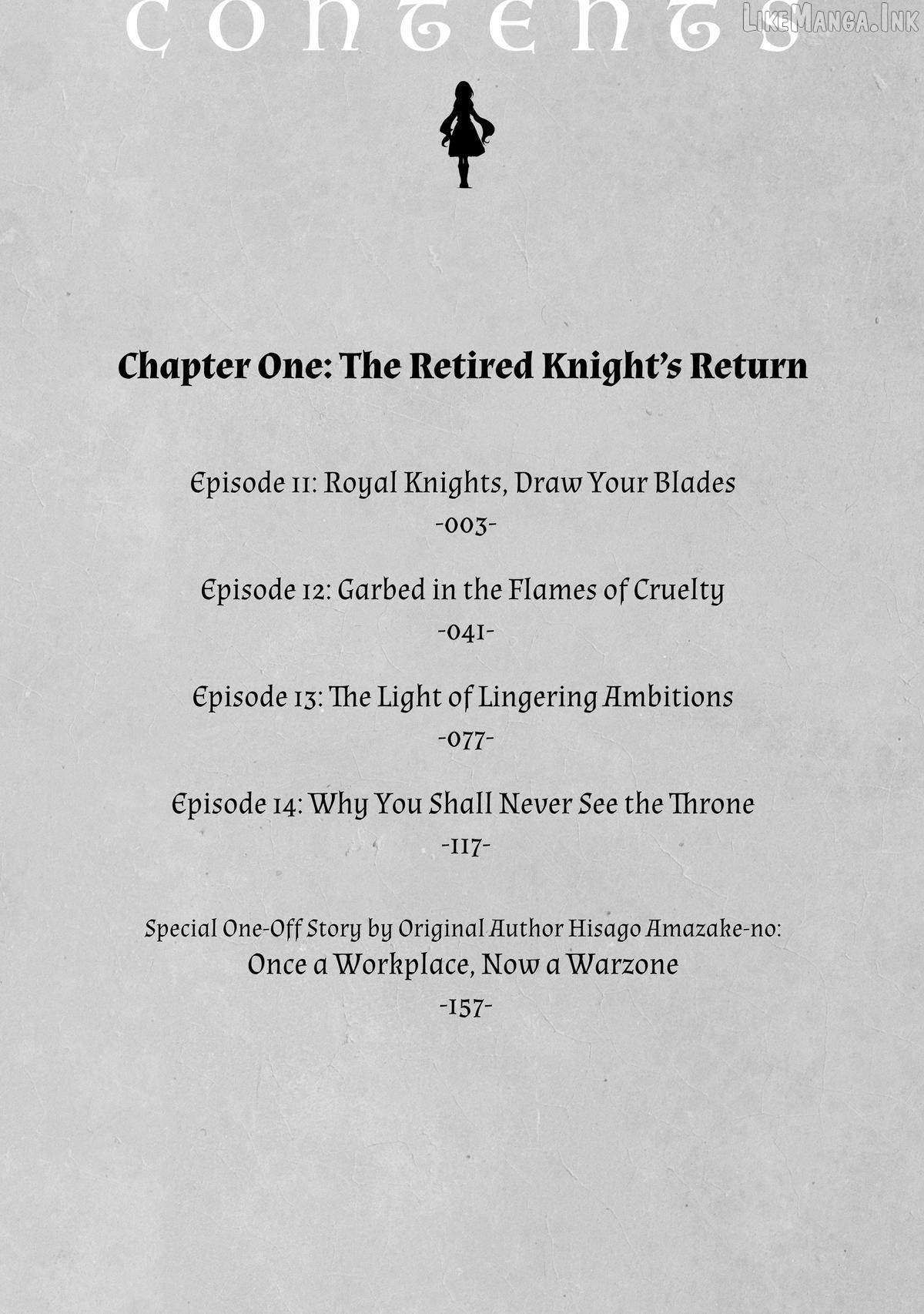 Old Knight, New Post: From Retiree to Her Majesty’s Chapter 11 page 4